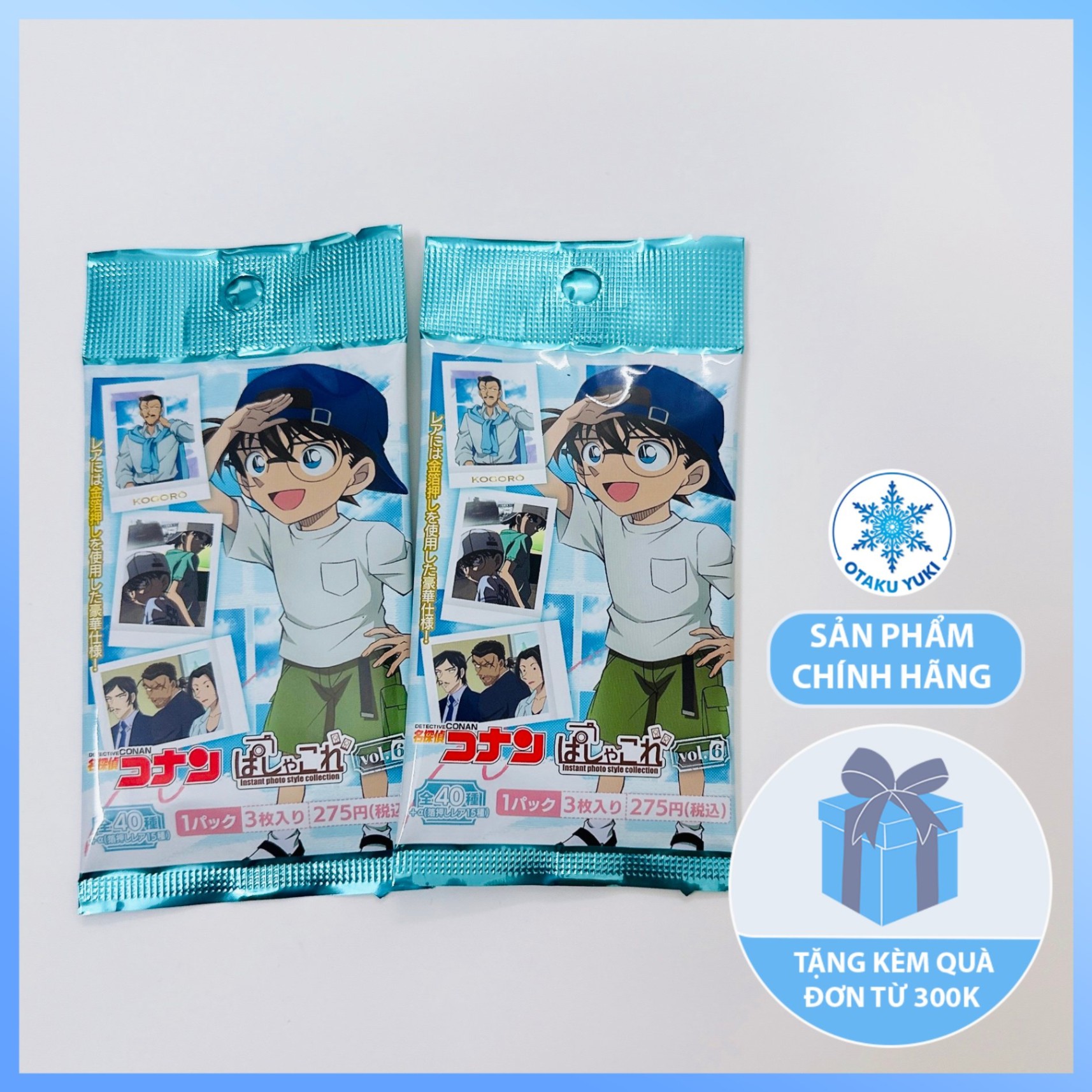 Gói Thẻ Nhân Phẩm Pack Card Detective Conan Pola Vol 6