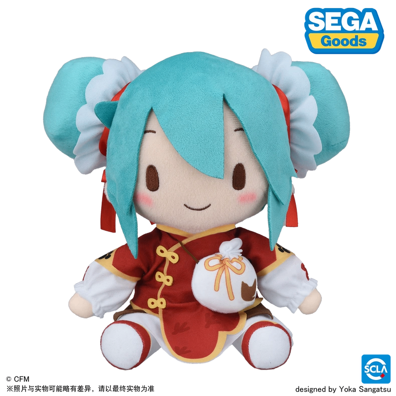 Nhồi bông Fufu Hatsune Miku Going Out Series Chinatown Ver Plush doll (SEGA)
