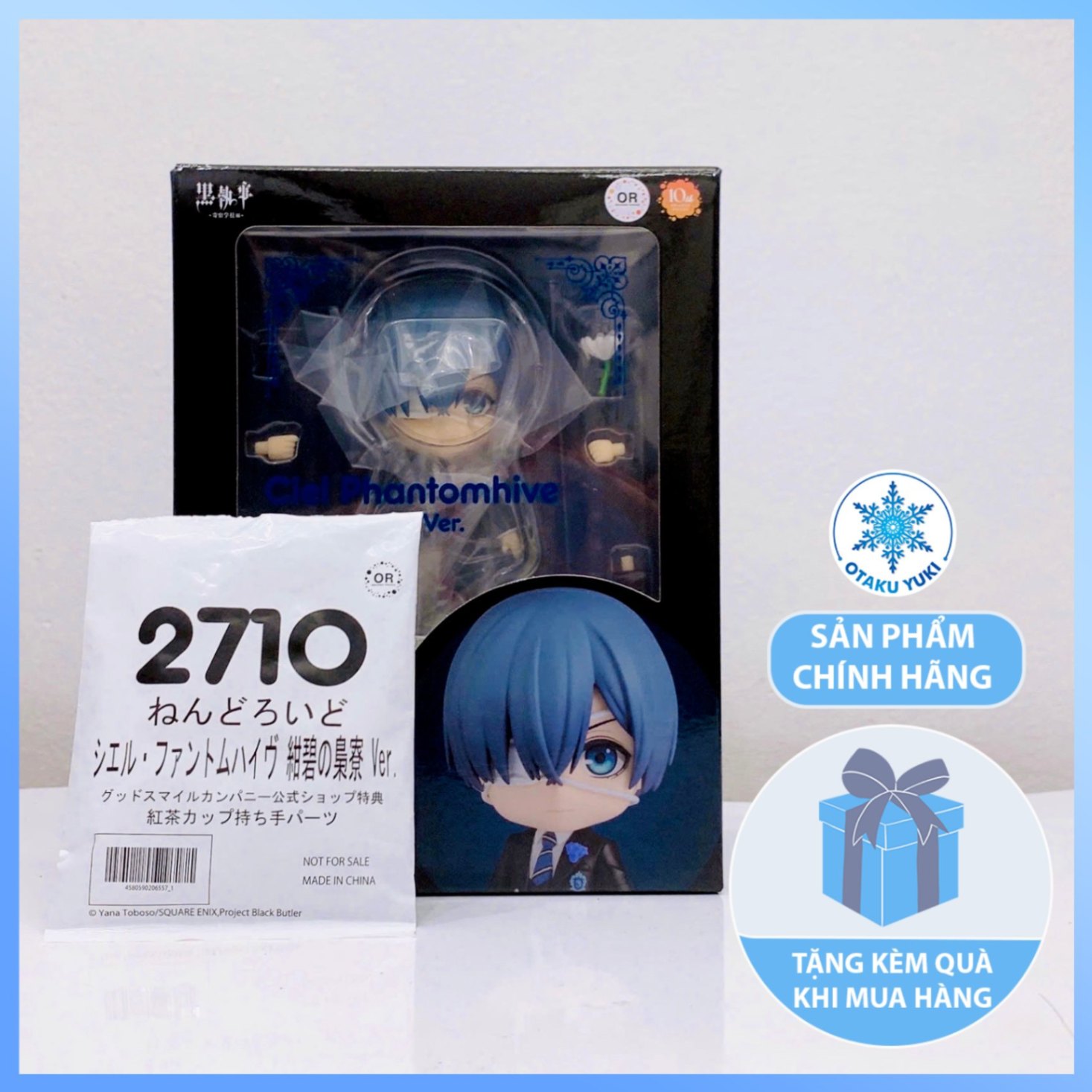 Mô Hình Nendoroid Ciel Phantomhive - Sapphire Owl Ver. - Nendoroid 2710 Black Butler: Boarding School Arc