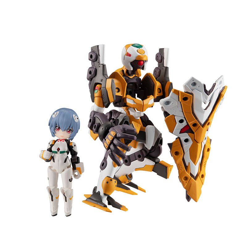 Mô Hình Rei Ayanami & Evangelion Unit-00 (Kai) - Desktop Army - Rebuild of Evangelion - Figure Chính Hãng (MegaHouse)