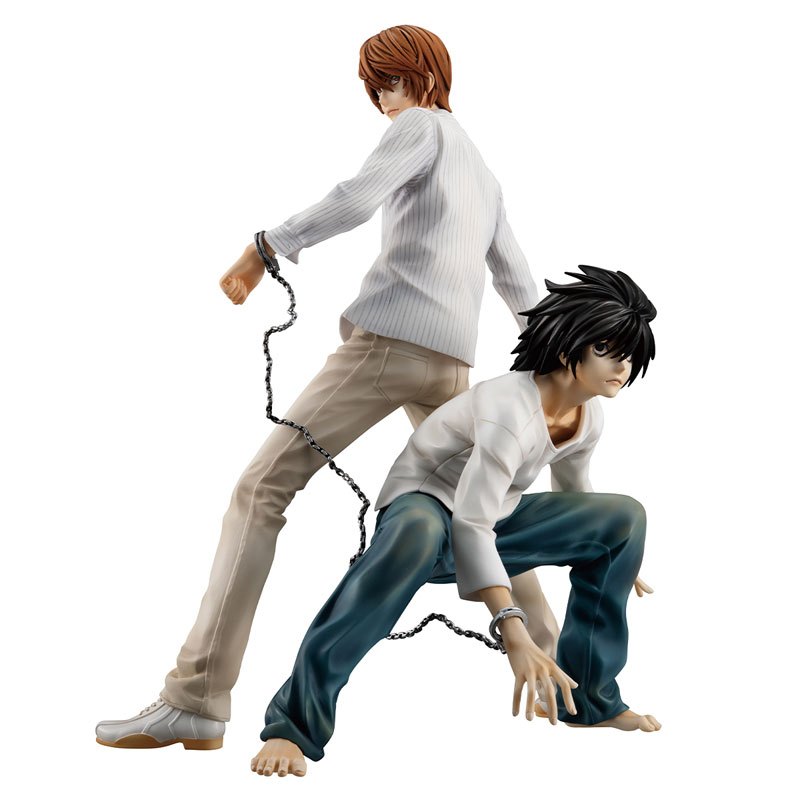Mô Hình Light Yagami & L - G.E.M. Series - Death Note - Figure Chính Hãng (MegaHouse)