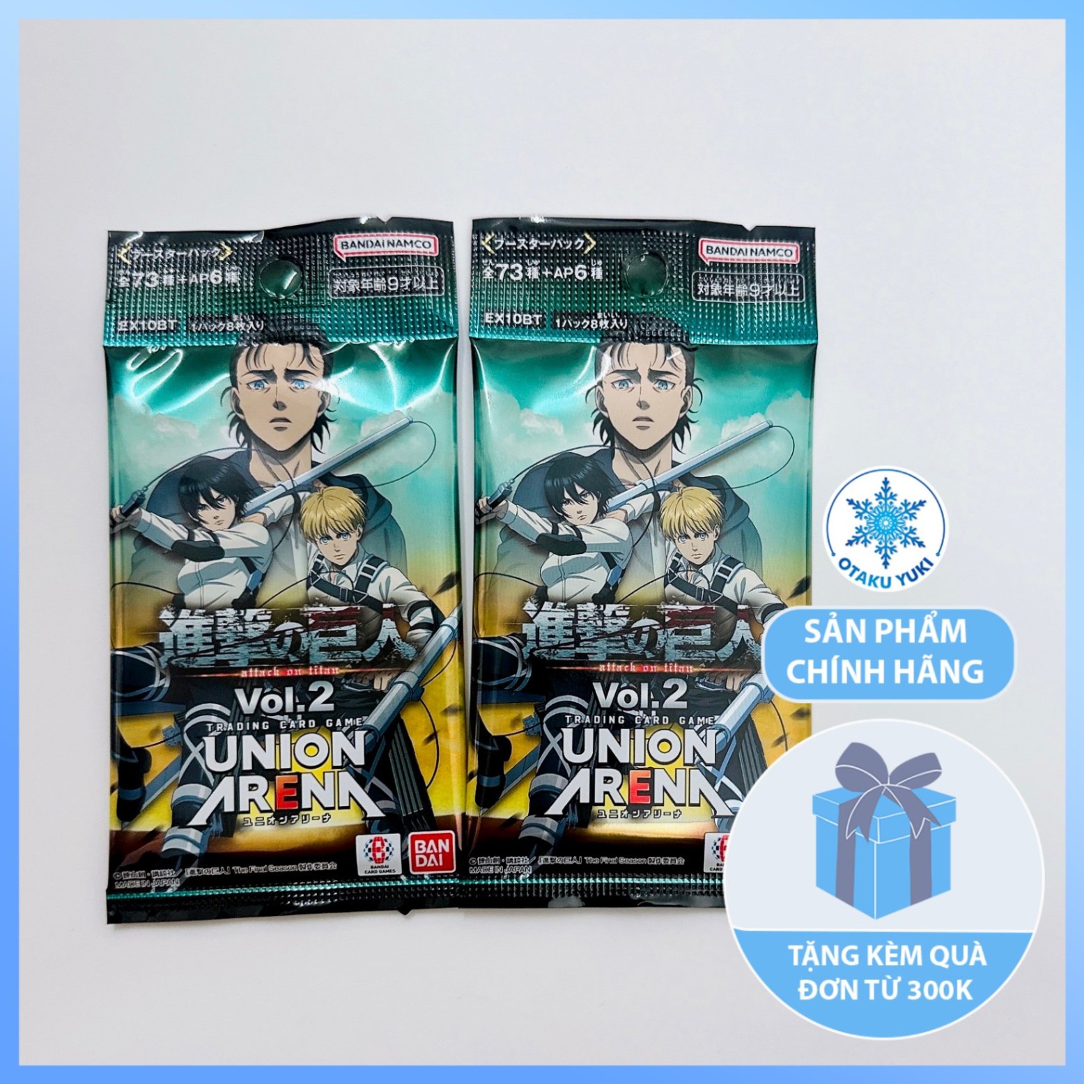 Gói Thẻ Pack Card Attack on Titan Vol.2 Booster UA23BT UNION ARENA