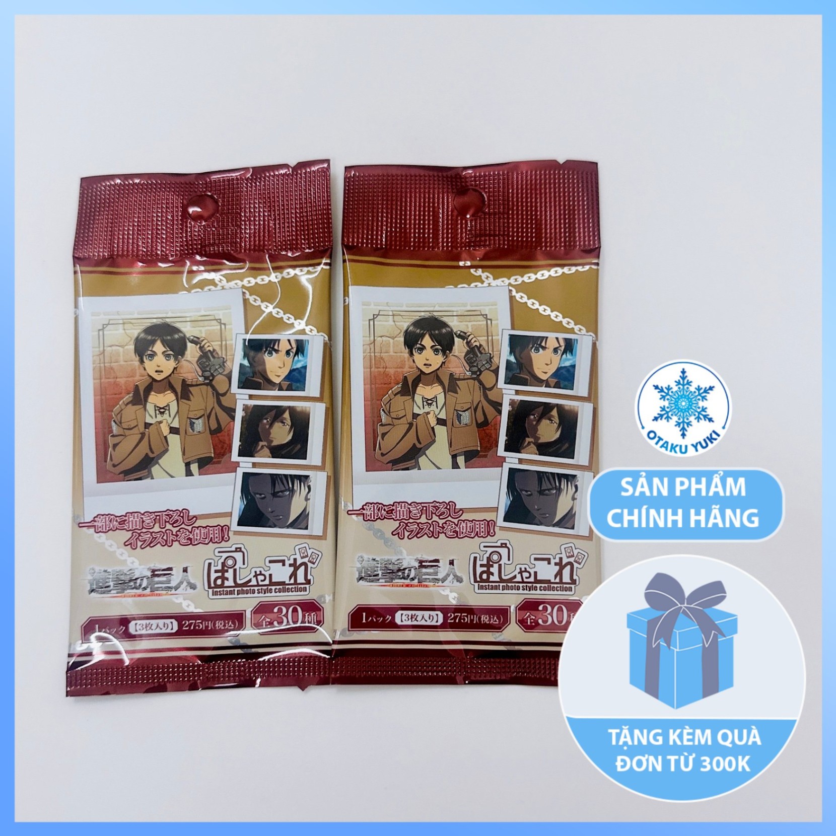 Gói Thẻ Pack Card Pola Attack on Titan Pashakore