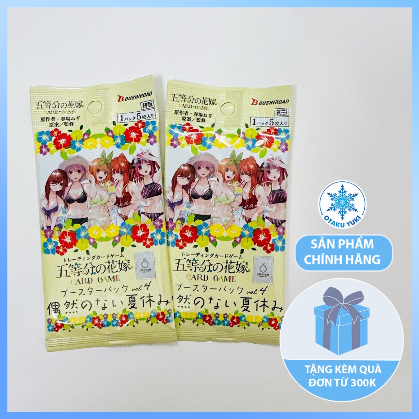 Gói Thẻ Pack Card Gotoubun no Hanayome Card Game Booster Pack Vol.4 (BUSHIROAD)