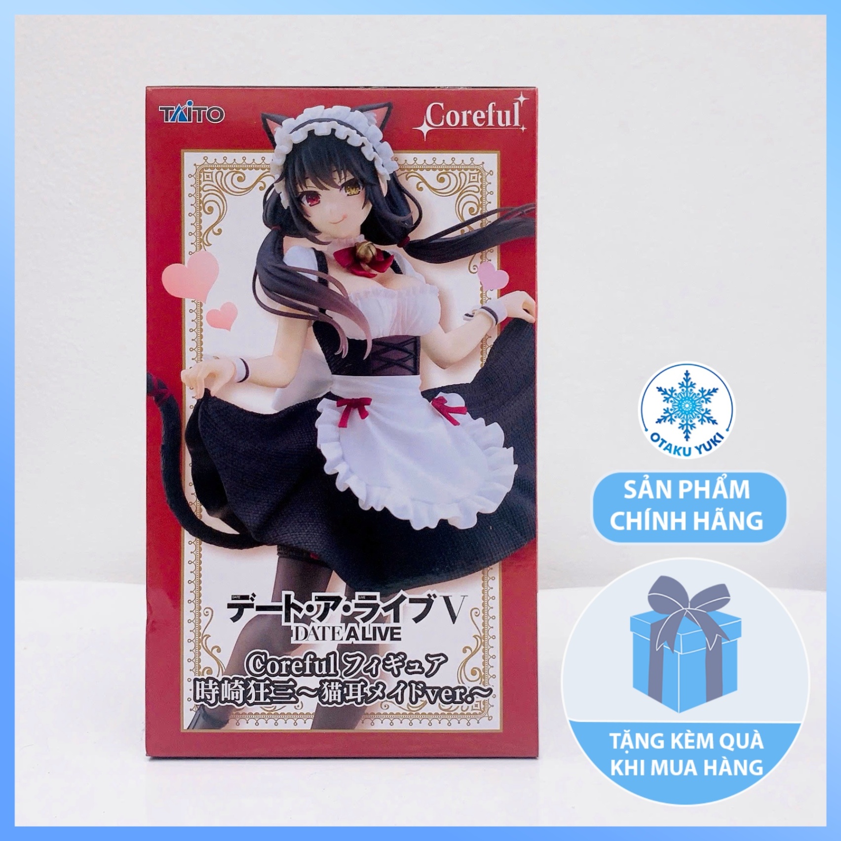 Mô Hình Tokisaki Kurumi Nekomimi Maid Ver. - Date A Live - Coreful Figure Chính Hãng (Taito)