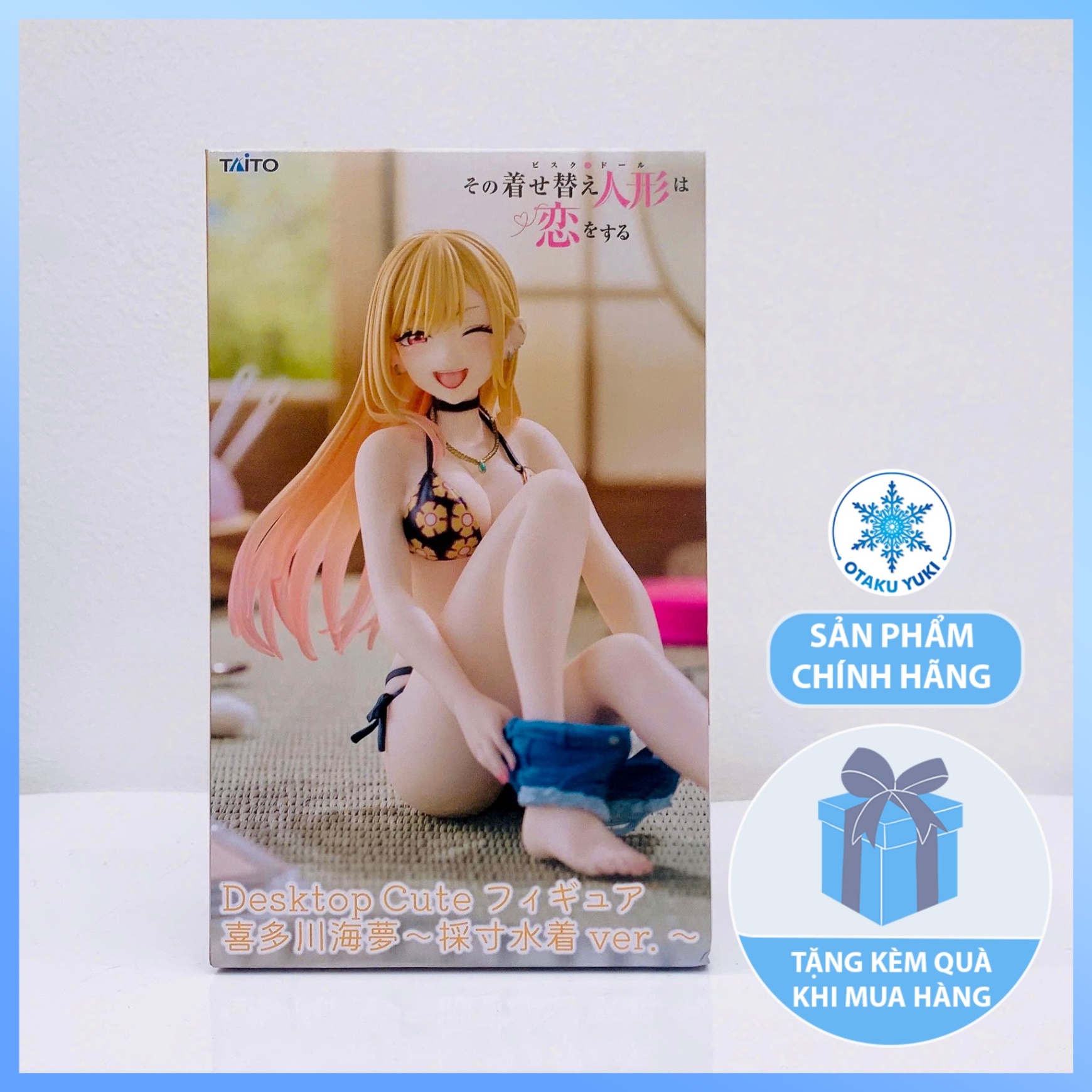 Mô Hình Marin Kitagawa - Measured Swimsuit Ver. - My Dress-Up Darling - Desktop Cute Figure Chính Hãng (Taito)