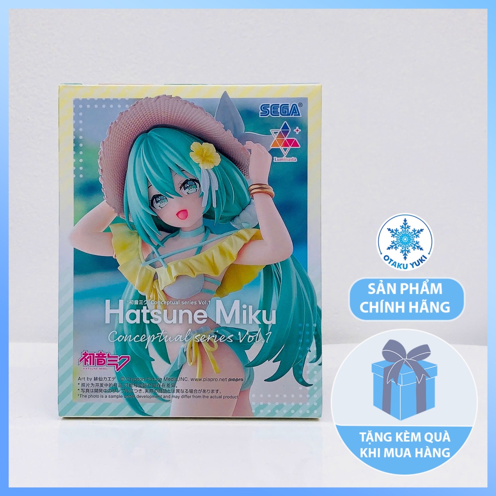 Mô Hình Hatsune Miku - Conceptual Series Vol.1 - Luminasta Figure Chính Hãng (SEGA)