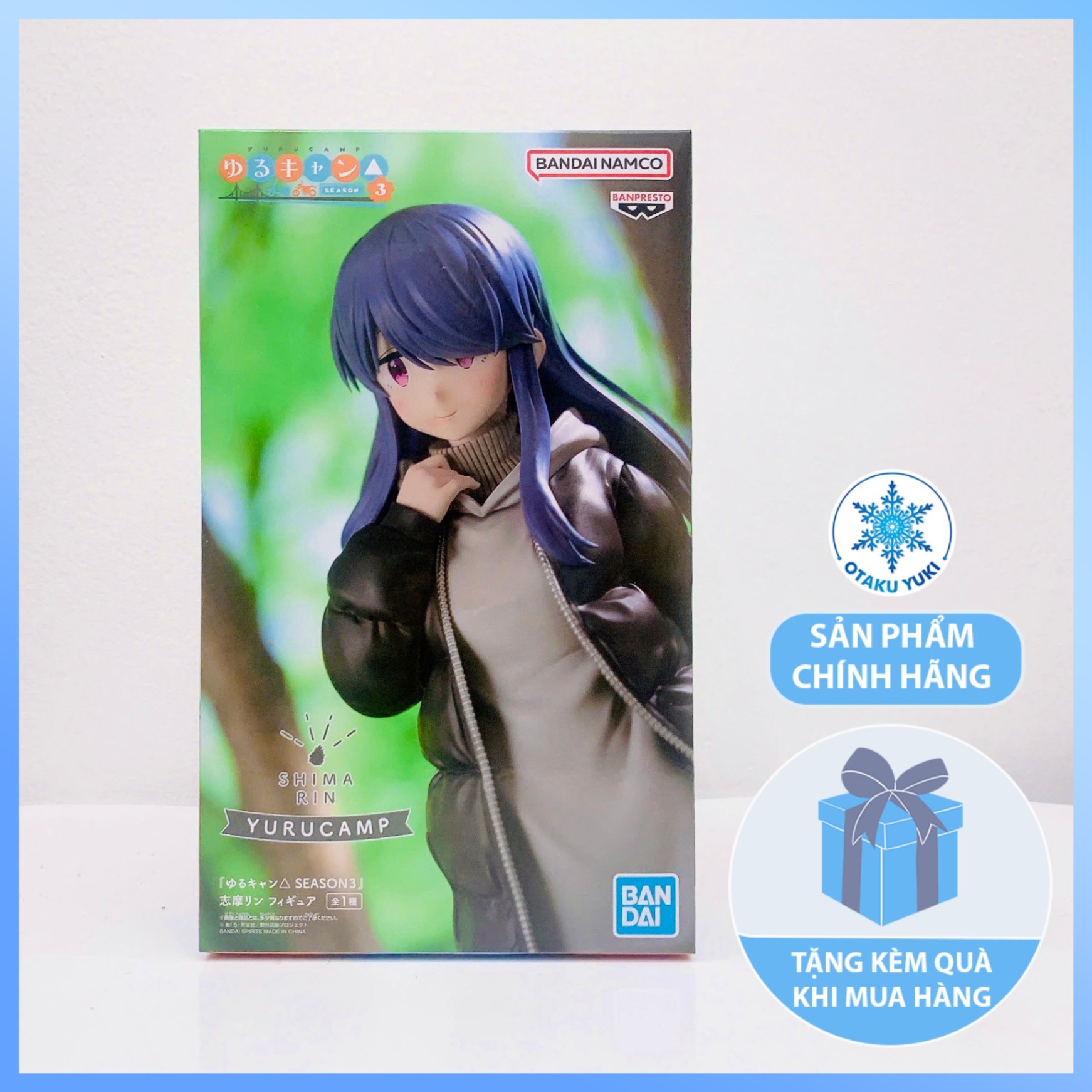 Mô Hình Rin Shima - Yuru Camp Season 3 - Figure Chính Hãng (Bandai Spirit)