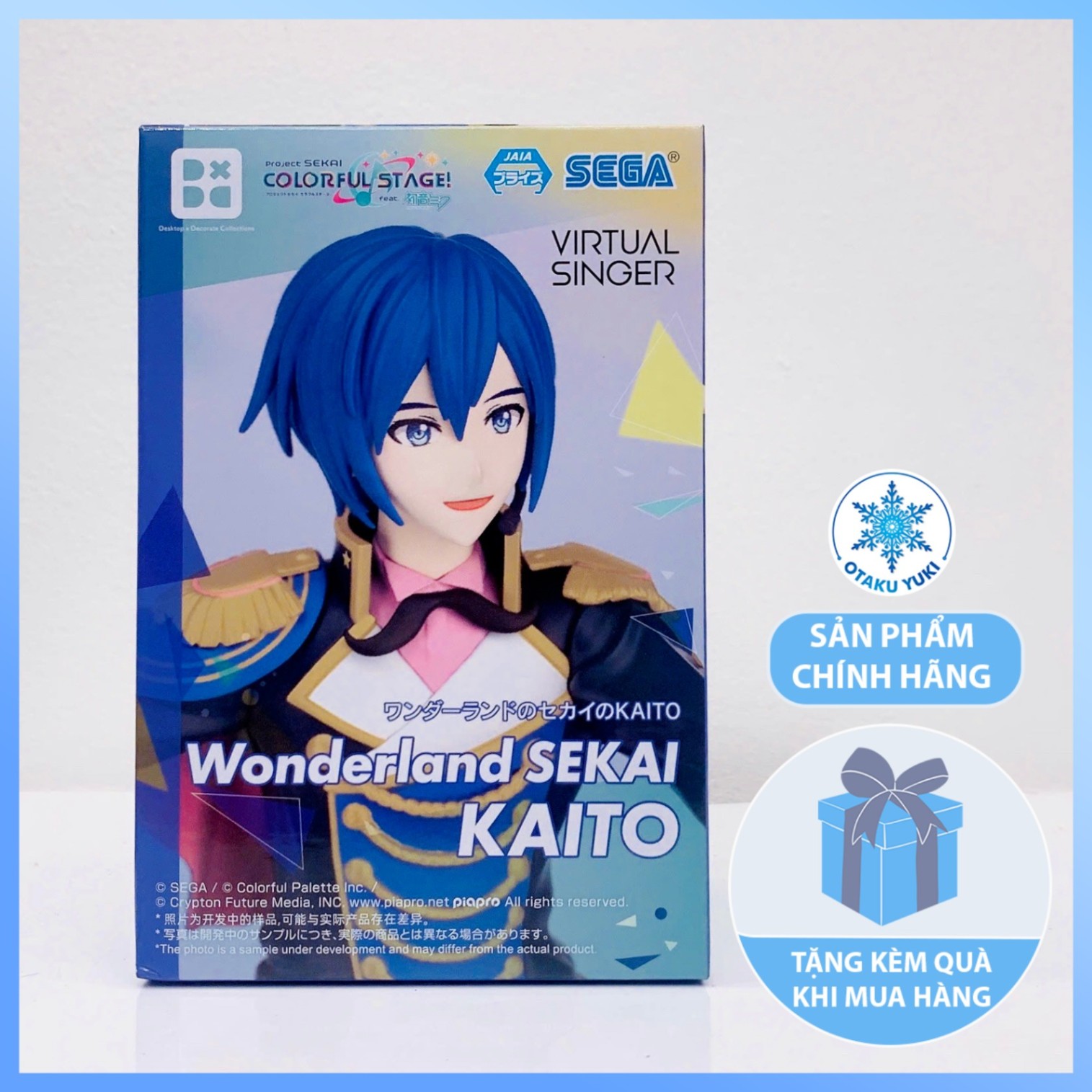 Mô Hình Kaito: Wonderland Sekai - Project Sekai: Colorful Stage! feat. Hatsune Miku - Desktop × Decorate Collections Figure Chính Hãng (SEGA)