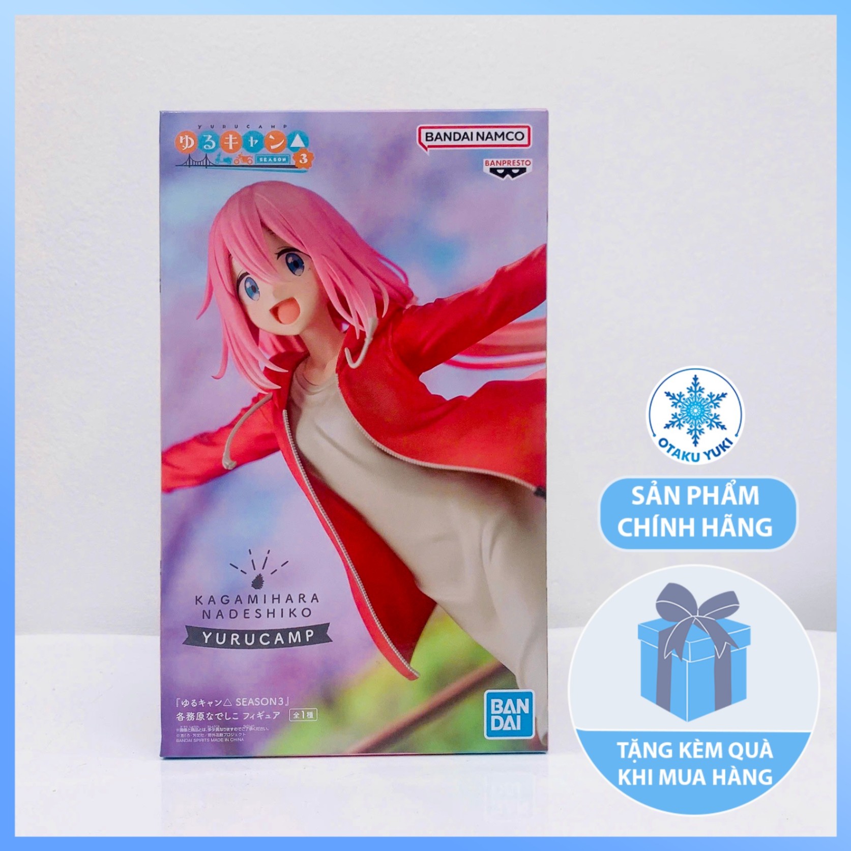 Mô Hình Nadeshiko Kagamihara - Yurucamp Season 3 - Figure Chính Hãng (Bandai Spirit)