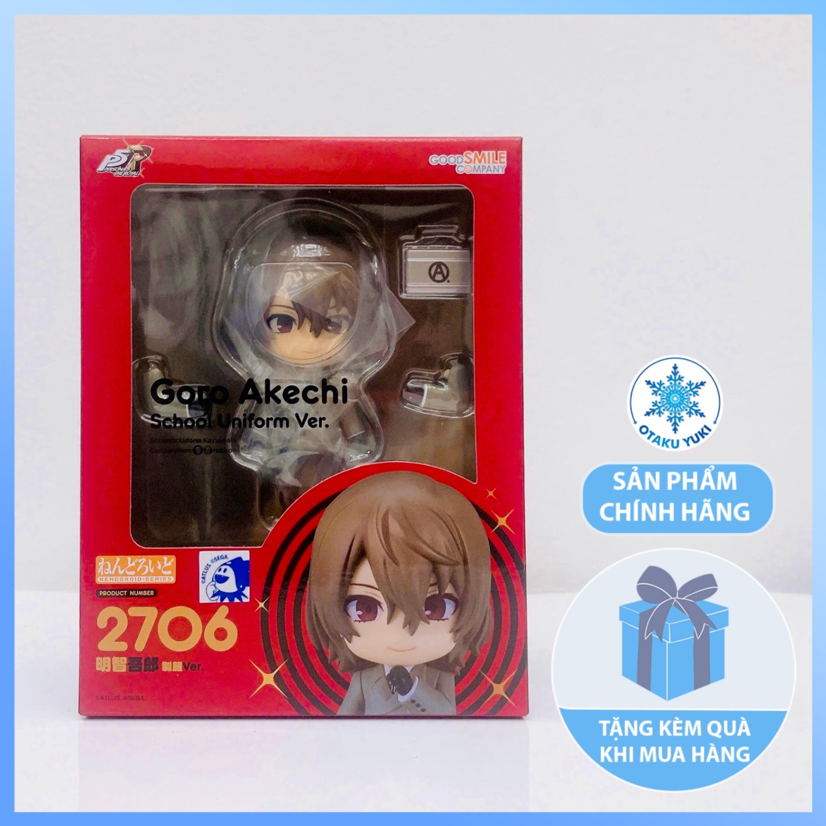 Mô Hình Goro Akechi: School Uniform Ver. - Nendoroid 2706 Persona5 Royal