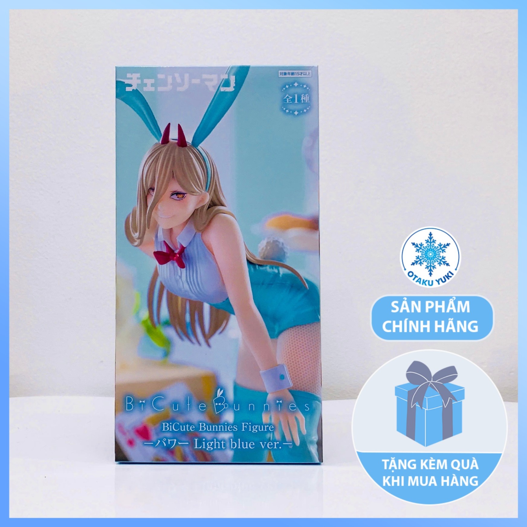 Mô Hình Power Light Blue Color ver. - Chainsaw Man - BiCute Bunnies Figure Chính Hãng (FuRyu)