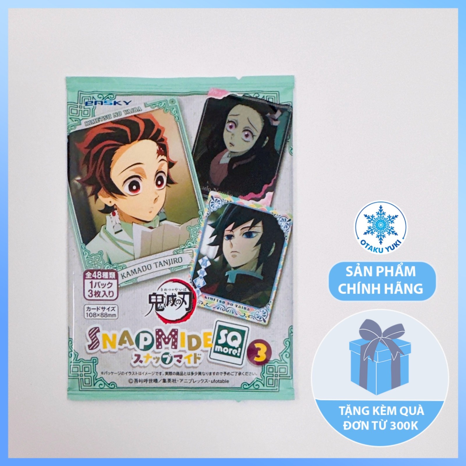 Gói Thẻ Pack Card Snapmide SQmore! Vol.3 Demon Slayer: Kimetsu no Yaiba