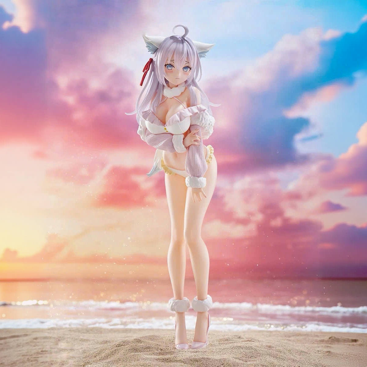 Mô Hình Alisa Mikhailovna Kujou - Tenitol Tall - White Fox Ver. - Tokidoki Bosotto Russia-go de Dereru Tonari no Alya-san Figure Chính Hãng (FuRyu TENIO)