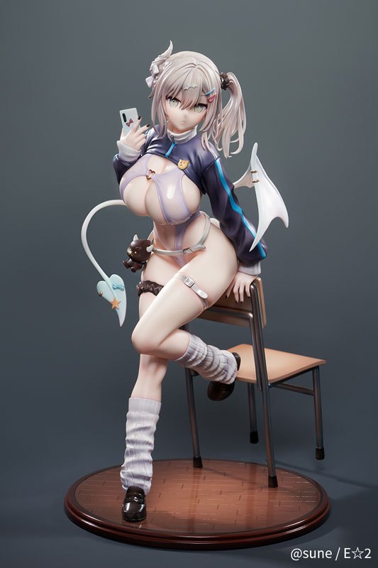 Mô Hình Mukuchikei Gal Succubus Yuki Shinomiya - OC Illustrated by sune - 1/6 Scale Figure Chính Hãng (HobbyChaton)