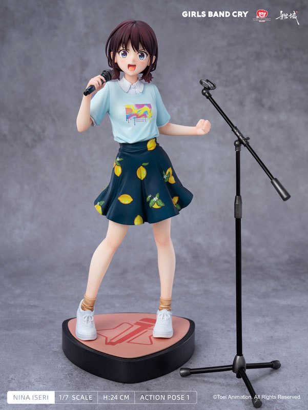 Mô Hình Nina Iseri - Natsu wo Mankitsu shite Sakebe - Girls Band Cry - 1/7 Scale Figure Chính Hãng (Da Yu)