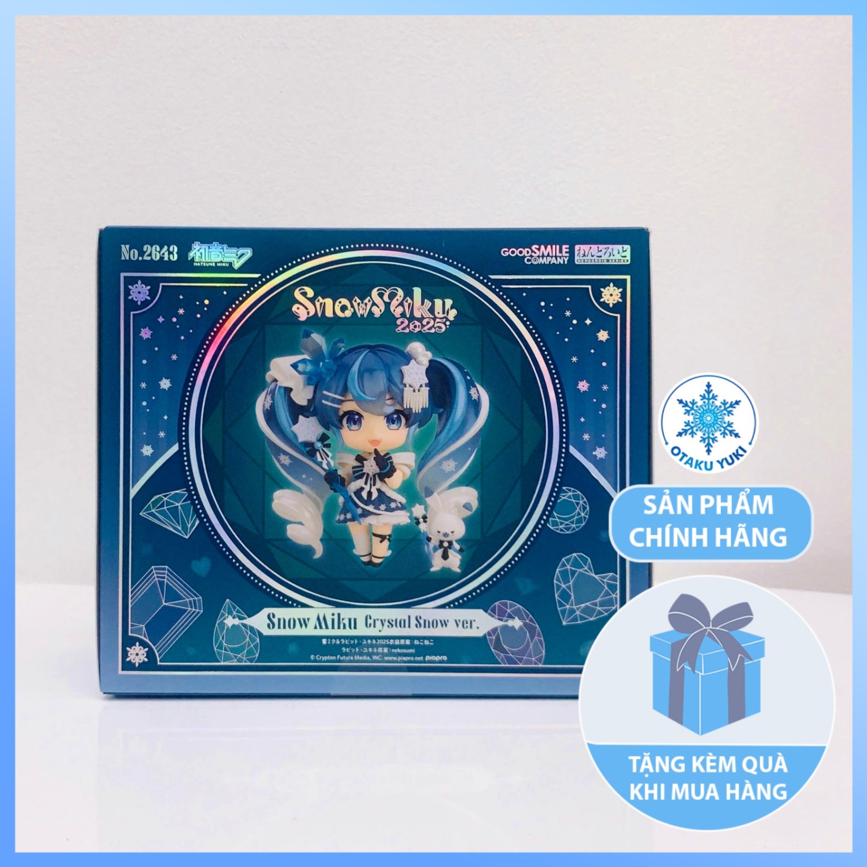 Mô Hình Nendoroid Snow Miku - Crystal Snow Ver. - Nendoroid 2643 Vocaloid