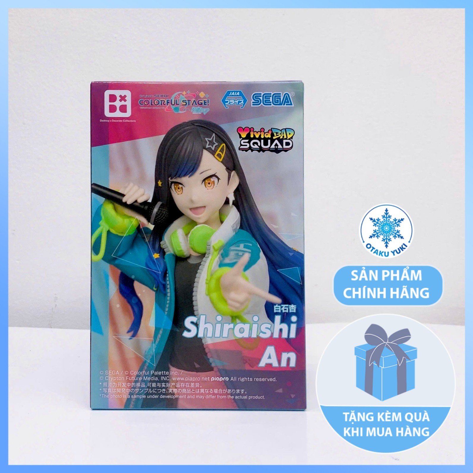 Mô Hình Shiraishi An - Project Sekai: Colorful Stage! feat. Hatsune Miku - Desktop × Decorate Collections Figure Chính Hãng (SEGA)