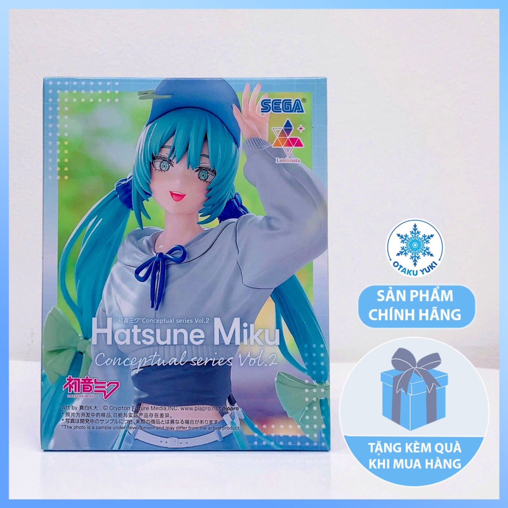 Mô Hình Hatsune Miku - Conceptual Series Vol.2 - Piapro Characters Luminasta Figure Chính Hãng (SEGA)
