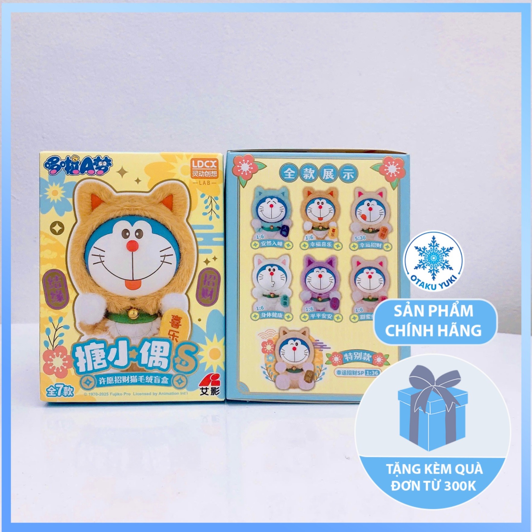 Mô Hình Blind Box Doraemon Wish Fortune Cat (LDCX)