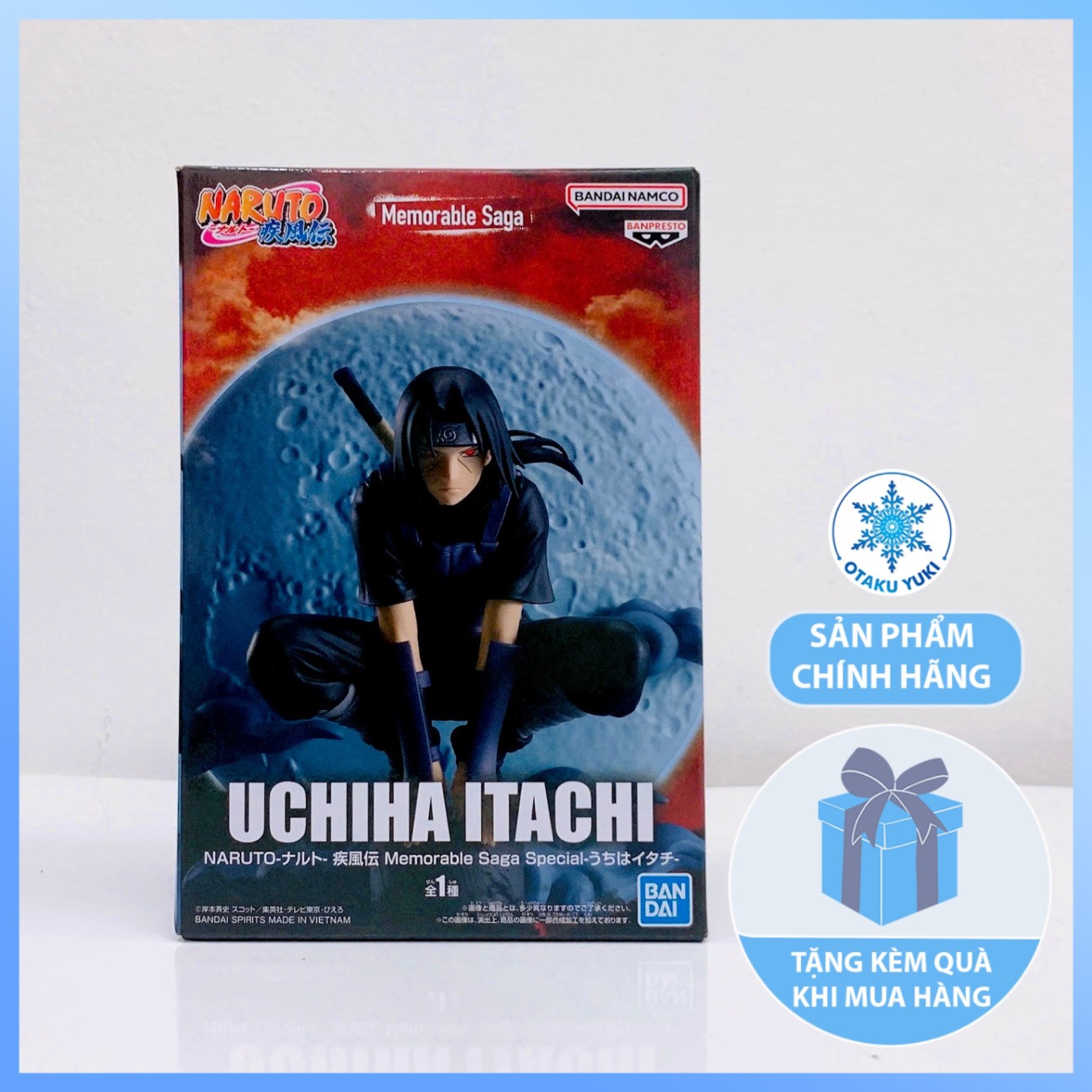 Mô Hình Uchiha Itachi - Naruto Shippuden - Memorable Saga Special - Figure Chính Hãng (Banpresto)