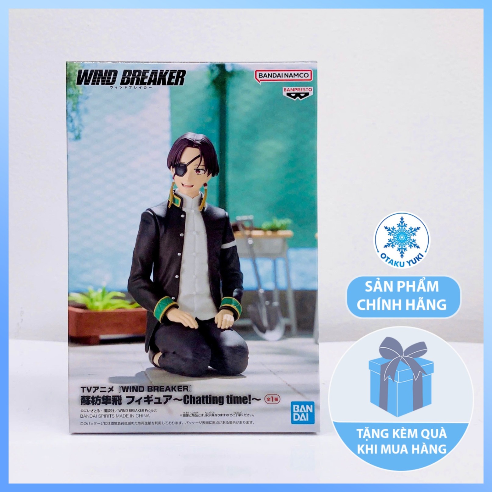 Mô Hình Suo Hayato - Wind Breaker - Chatting Time! Figure Chính Hãng (Banpresto)