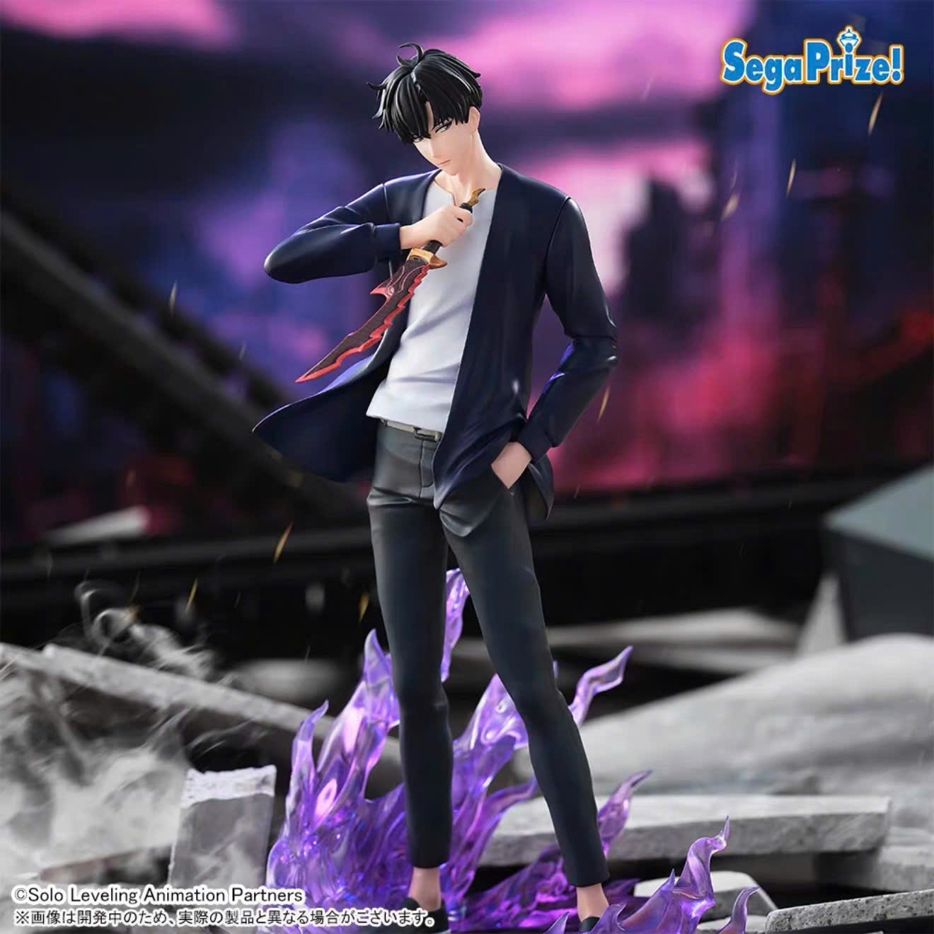 Mô Hình Sung Jinwoo - Solo Leveling - Xross Link Figure Chính Hãng (SEGA)