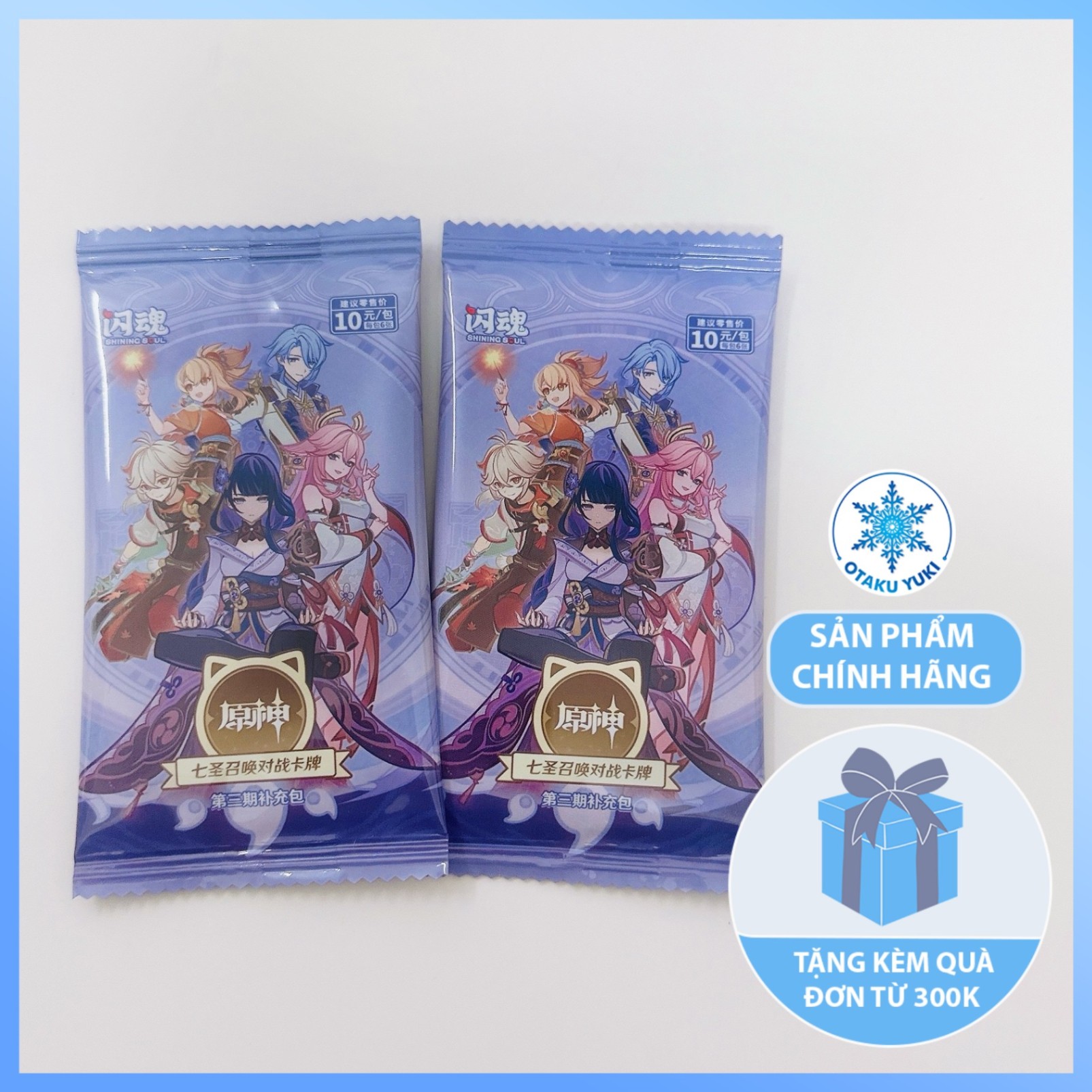 Gói Thẻ Pack Card Genshin Impact Genius Invokation TCG Vol 3 (miHOYO)