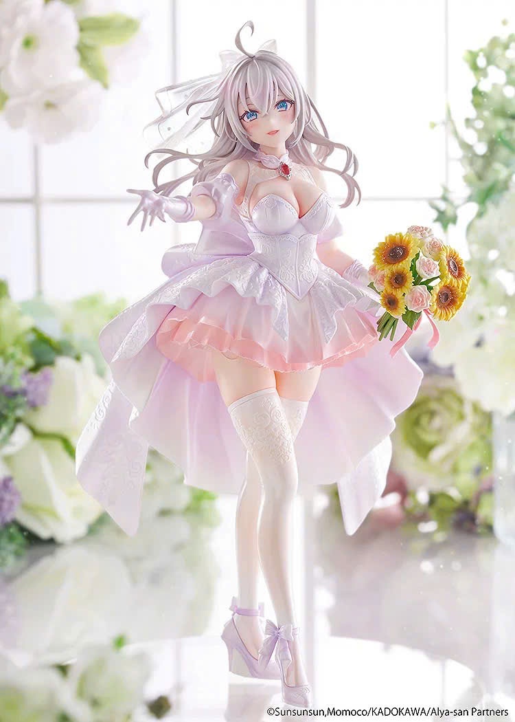 Mô Hình Alisa Mikhailovna Kujou Wedding Dress ver. - Alya Sometimes Hides Her Feelings in Russian - KDcolle 1/7 Scale Figure Chính Hãng (KADOKAWA)
