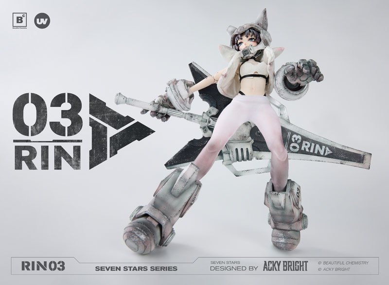 Mô Hình No.03 Rin - Beautiful Chemistry x Acky Bright Seven Stars Series - 1/6 Complete Model Action Figure Chính Hãng (Underverse)