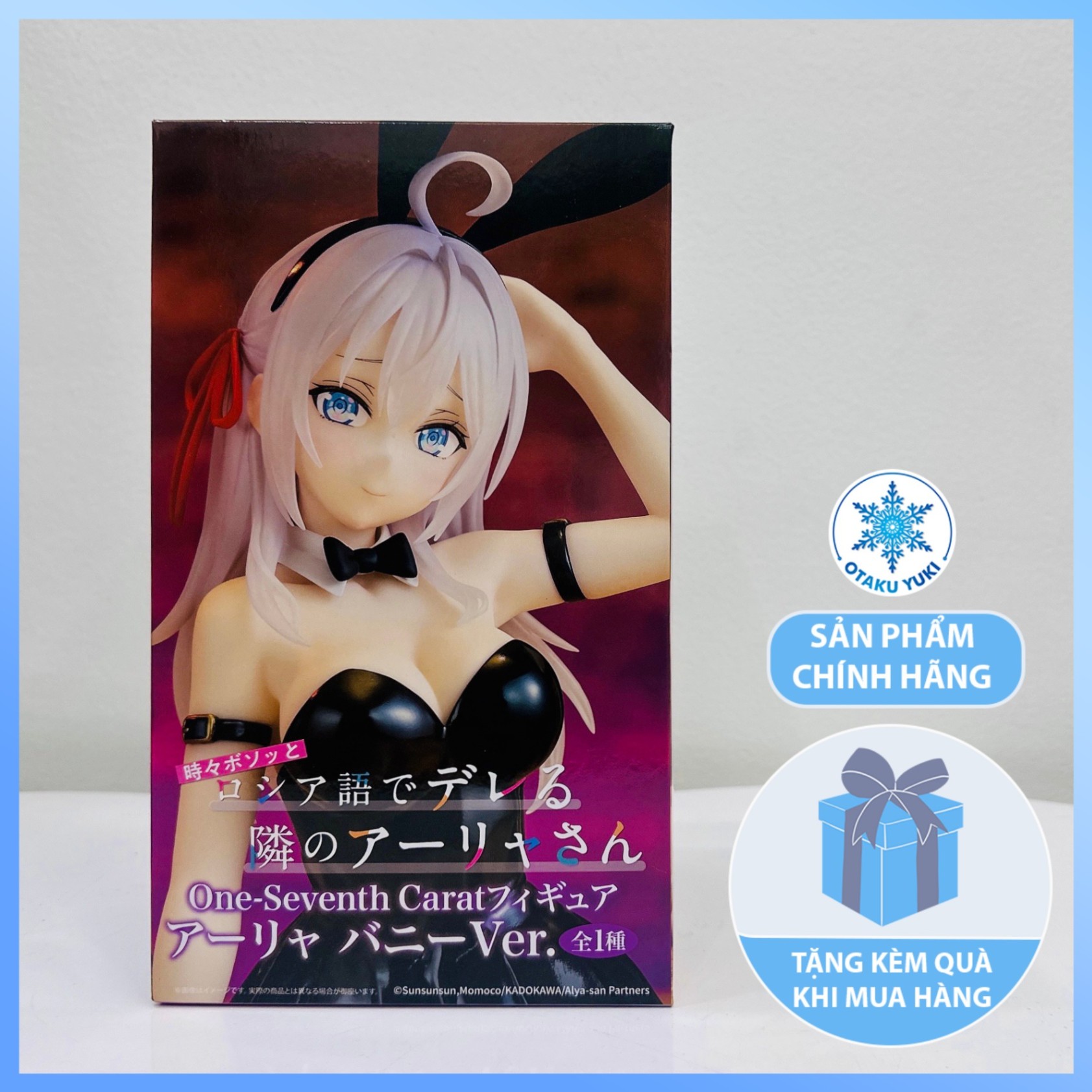 Mô Hình Alisa Mikhailovna Kujou Bunny Ver. - One-Seventh Carat - Tokidoki Bosotto Russia-go de Dereru Tonari no Alya-san - Figure Chính Hãng (System Service)
