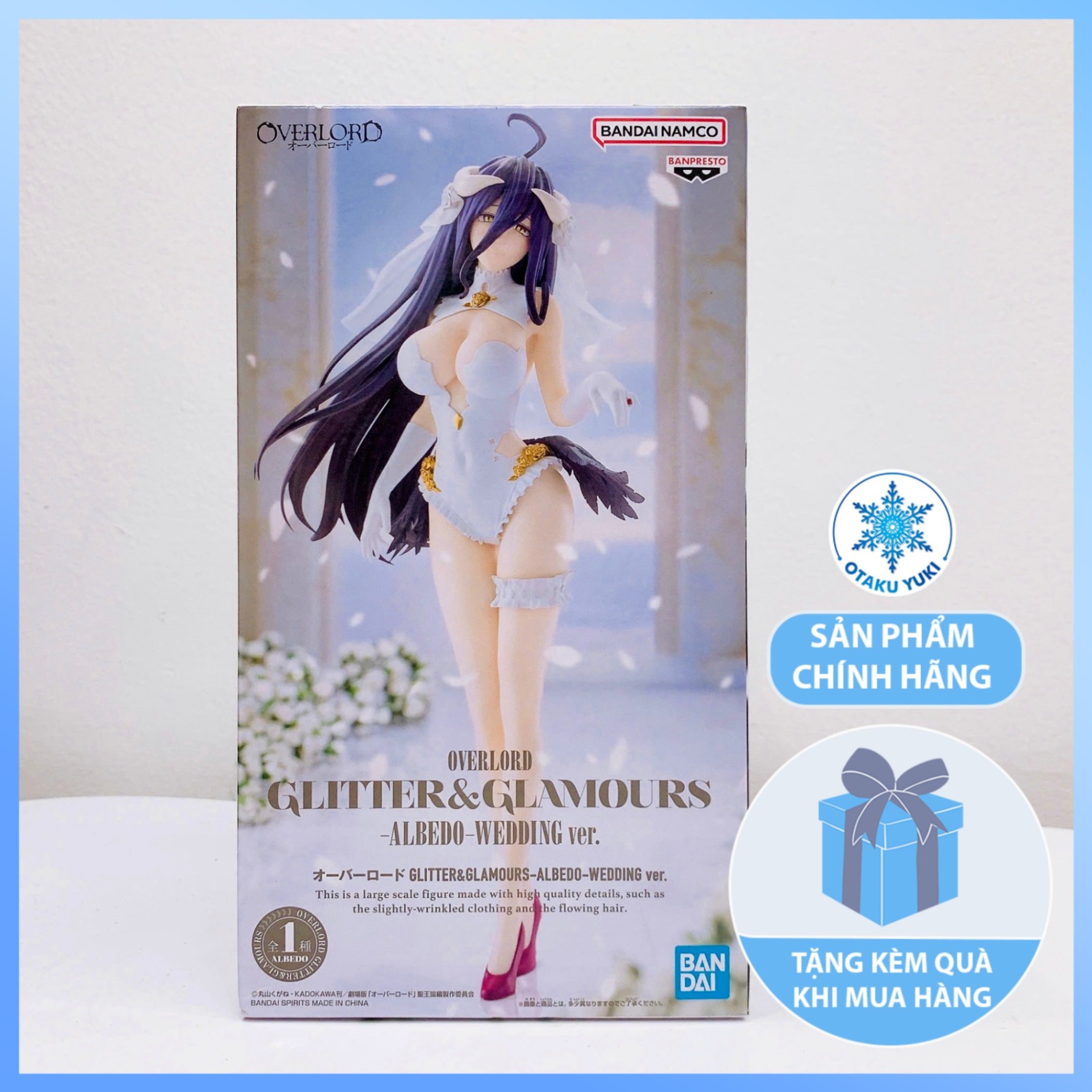 Mô Hình Albedo Wedding Ver. - Overlord - Glitter & Glamours Figure Chính Hãng (Bandai Spirits)
