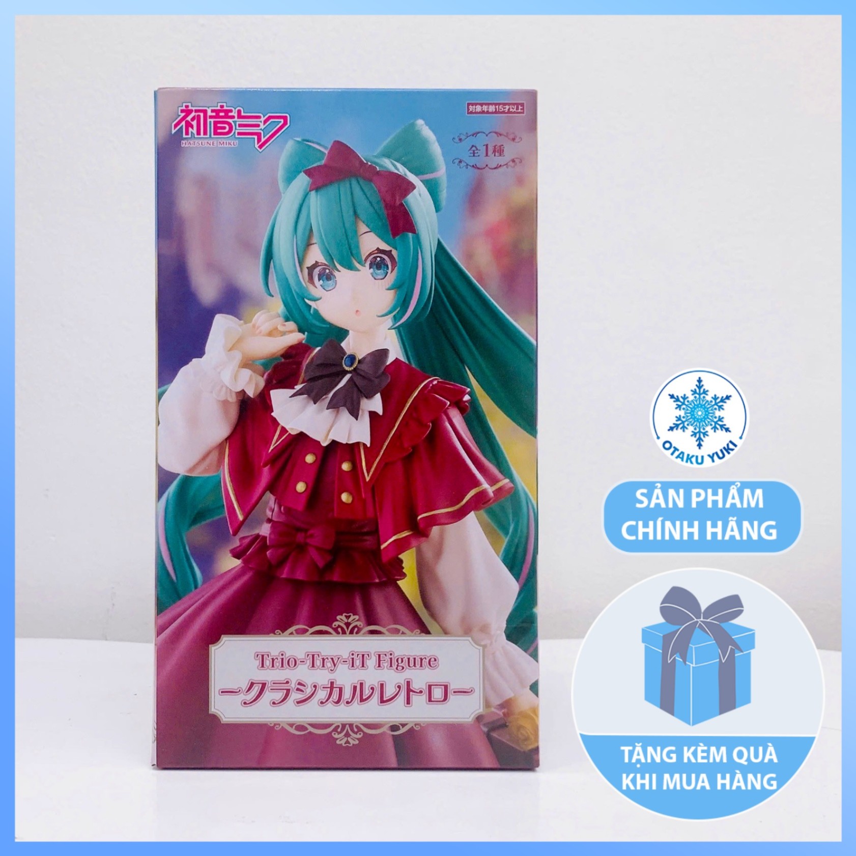 Mô Hình Hatsune Miku - Classical Retro - Piapro Characters - Trio-Try-iT Figure Chính Hãng (FuRyu)