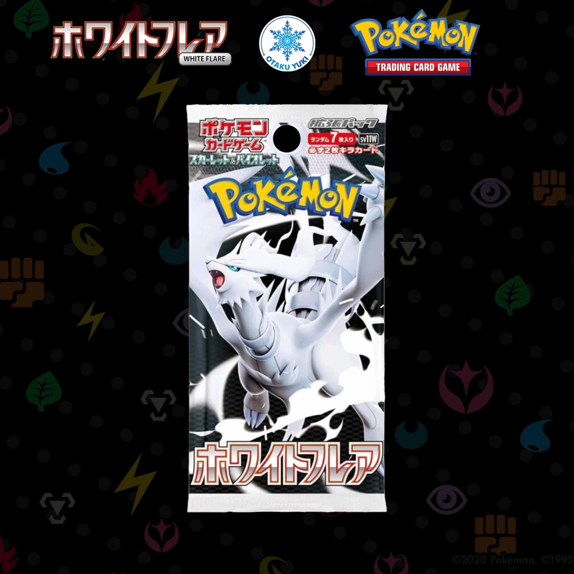 Gói Thẻ Pack Card Pokemon Card Game White Flare sv11W Booster Pack