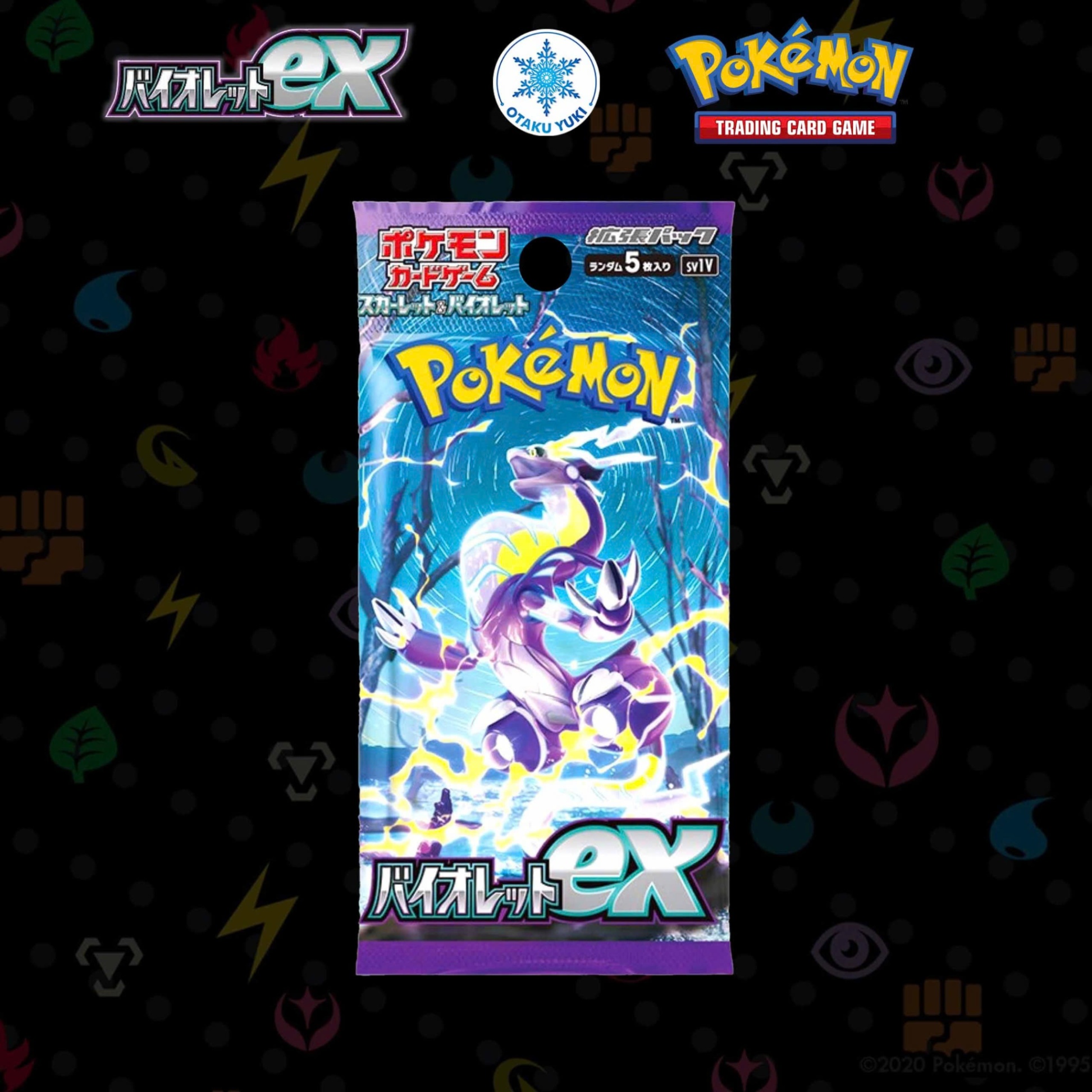 Gói Thẻ Nhân Phẩm Pokemon Card Game Scarlet & Violet Expansion Pack (Violet Ex)