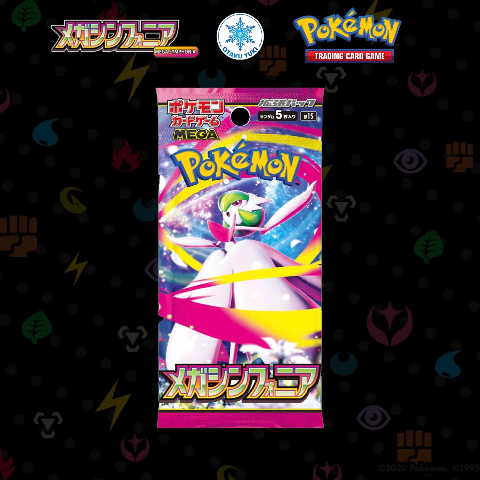 Gói Thẻ Pack Card Pokemon Card Game Mega Symphonia m1S Booster Pack