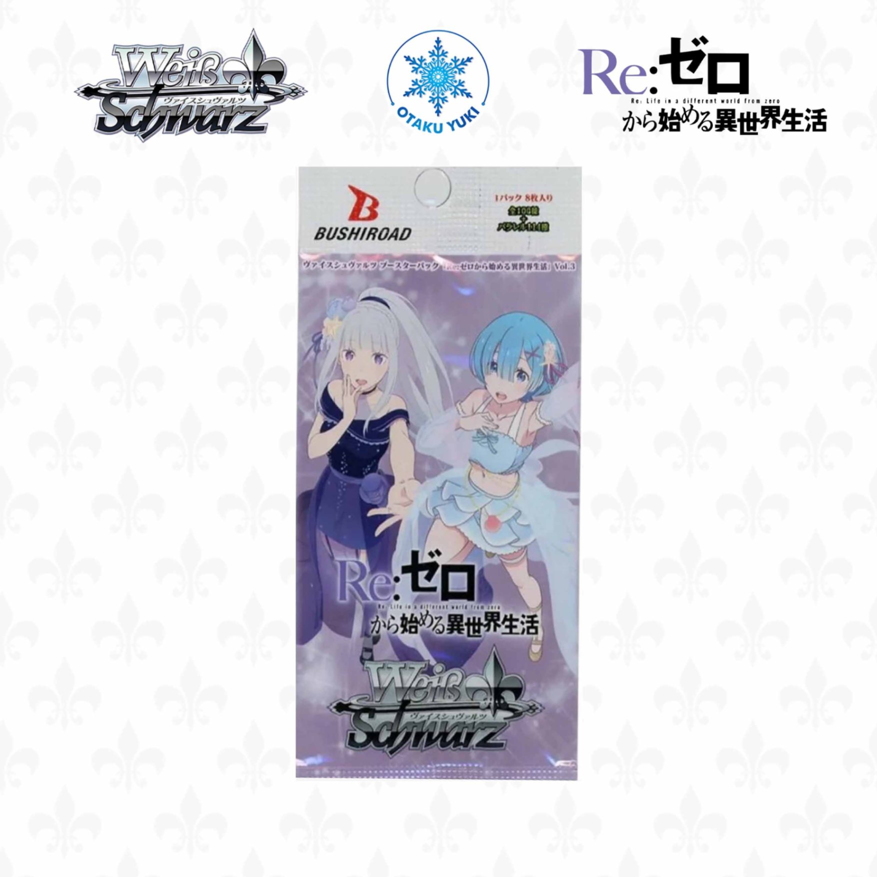 Gói Thẻ Pack Card Re:Zero - Starting Life in Another World Vol 3 (Weiss Schwarz)