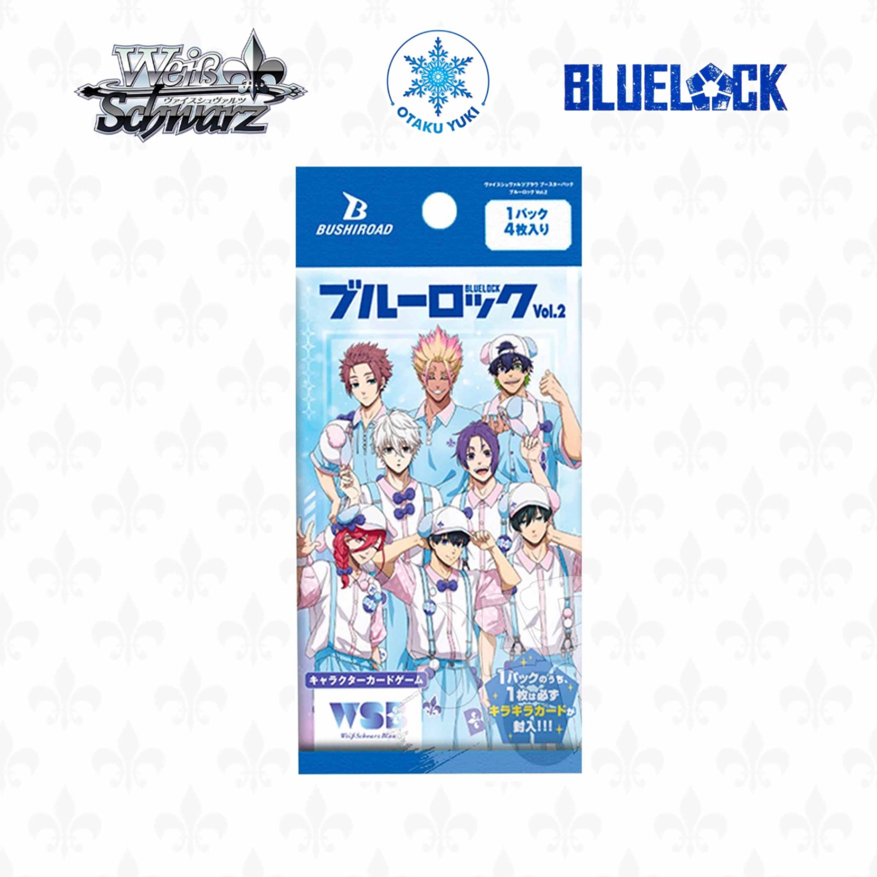 Gói Thẻ Pack Card Blue Lock Vol.2 (Weiss Schwarz Blau WSB)