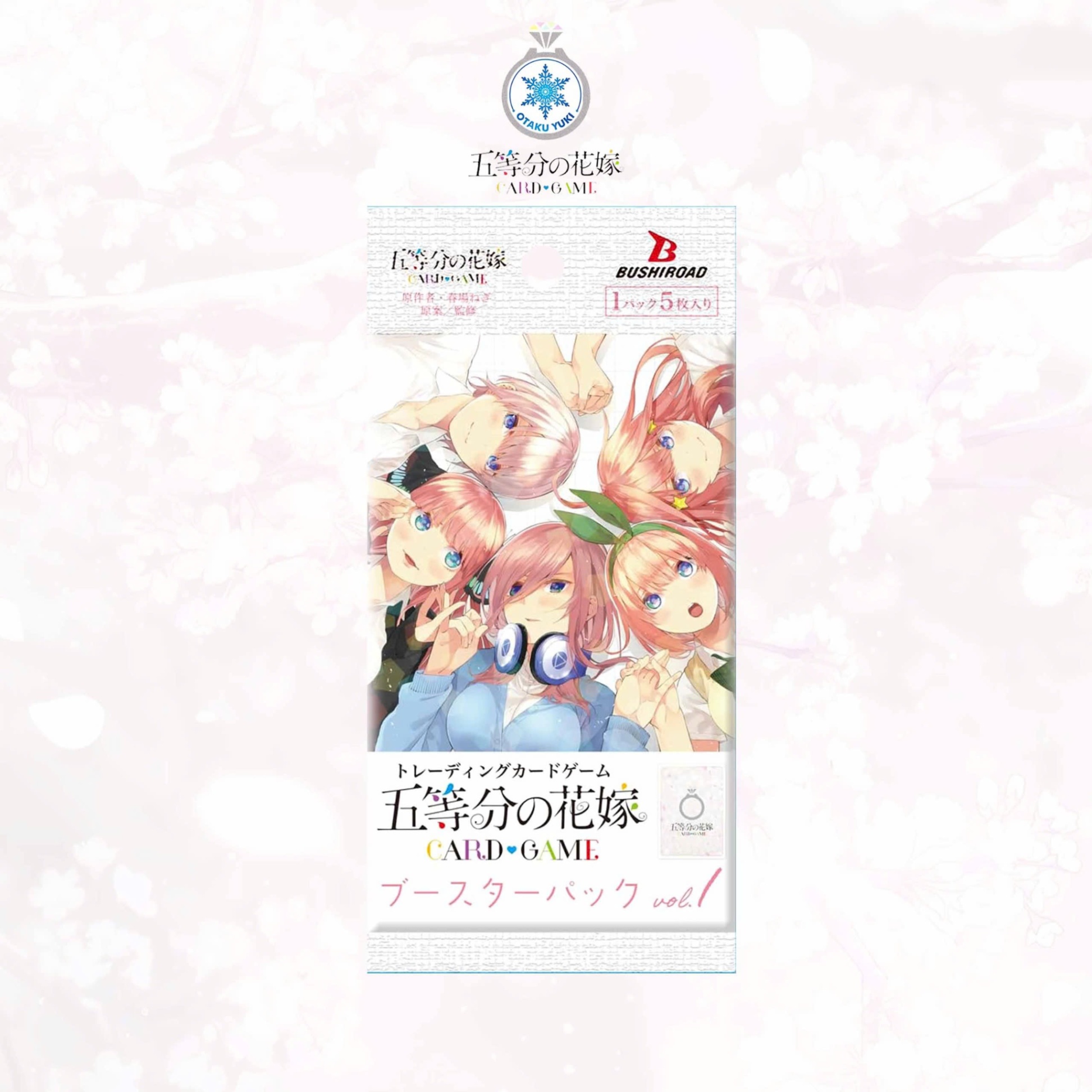 Gói Thẻ Pack Card Gotoubun no Hanayome Card Game Booster Pack Vol.1 (BUSHIROAD)