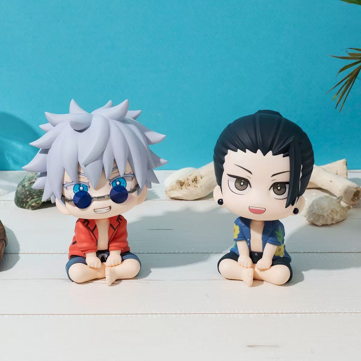 [Kèm Đệm] Mô Hình LookUp Satoru & Geto - Jujutsu Kaisen Figure Chính Hãng (MegaHouse)