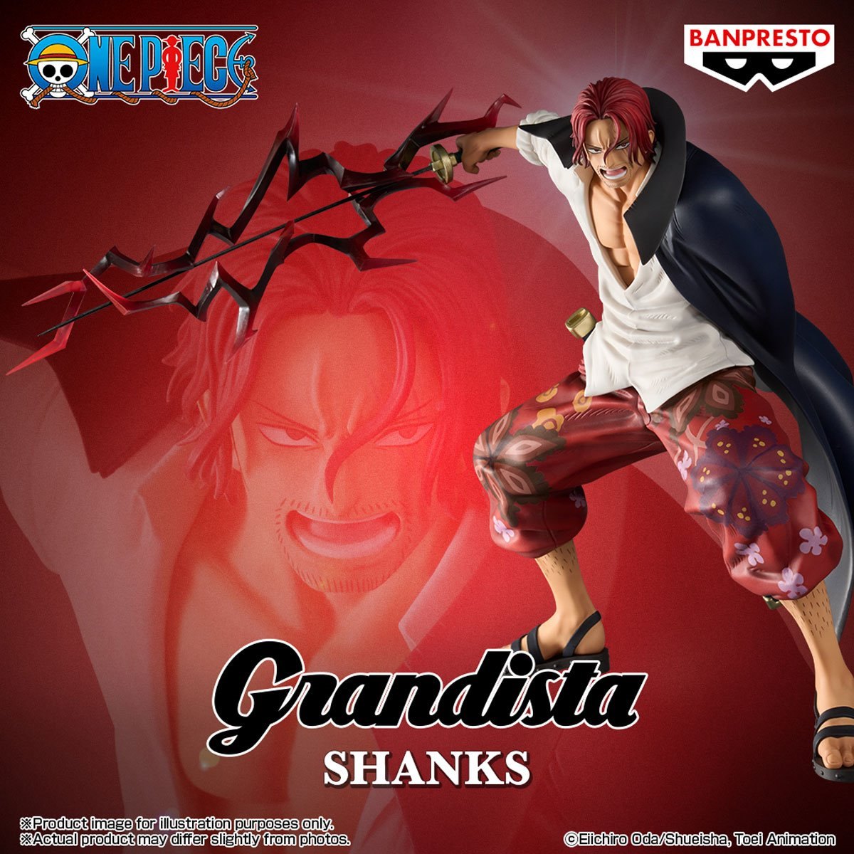 Mô Hình Akagami no Shanks - Special Edition Ver. - One Piece - Grandista Figure Chính Hãng (Bandai Spirits)