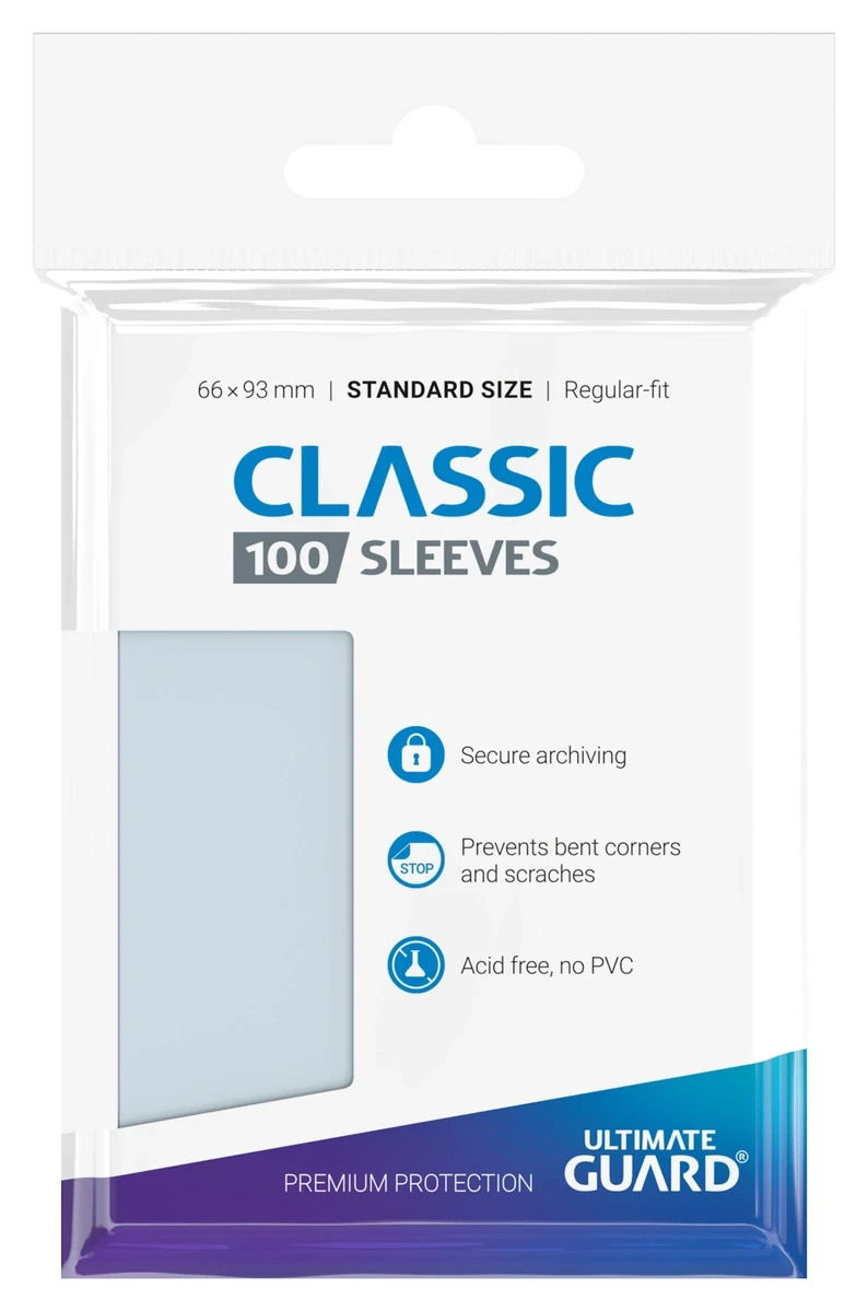 Bọc Bảo Vệ Thẻ Classic Soft Cỡ Tiêu Chuẩn - Trong Suốt (100 Cái)