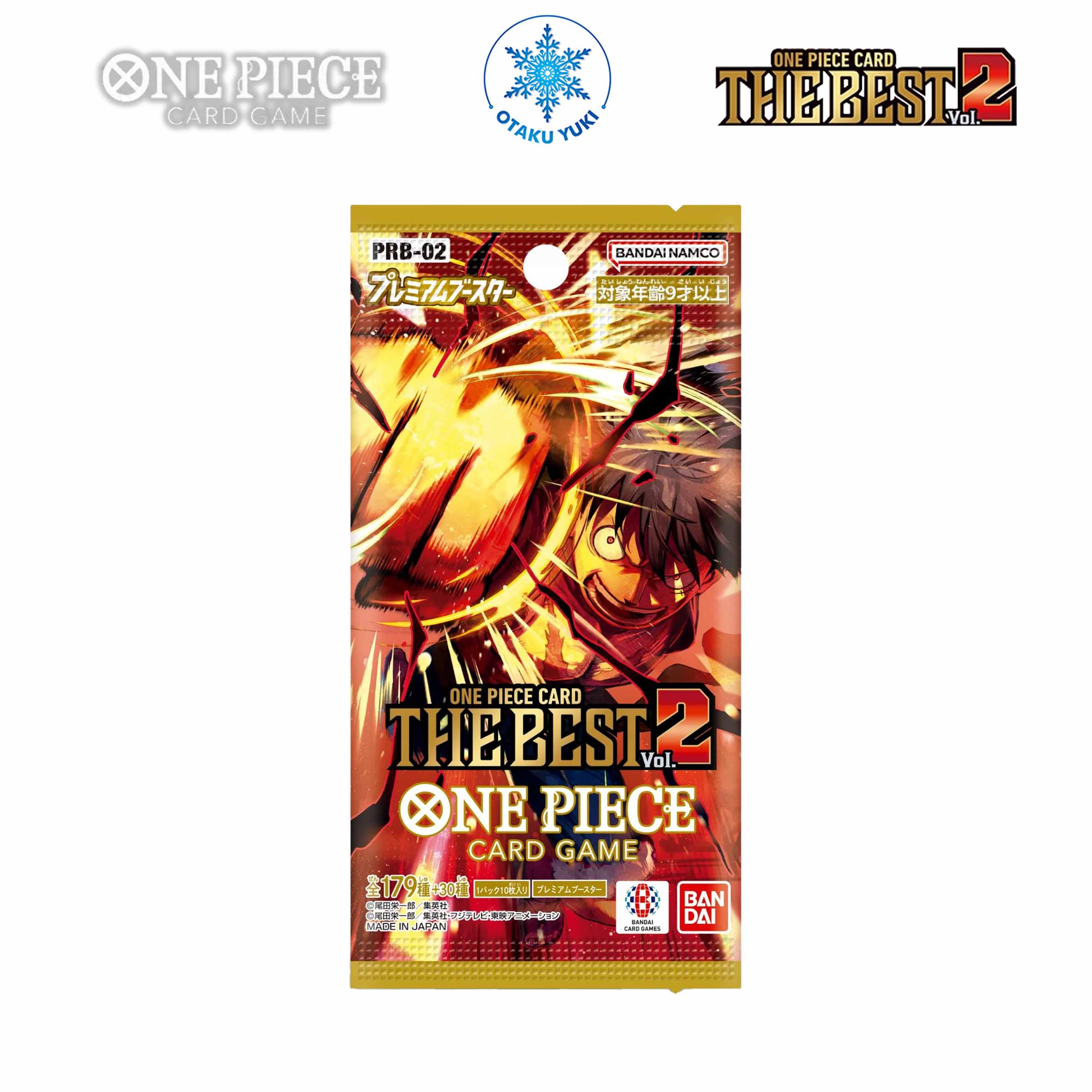 Gói Thẻ One Piece Pack Card Game The Best Vol 2 PRB-02