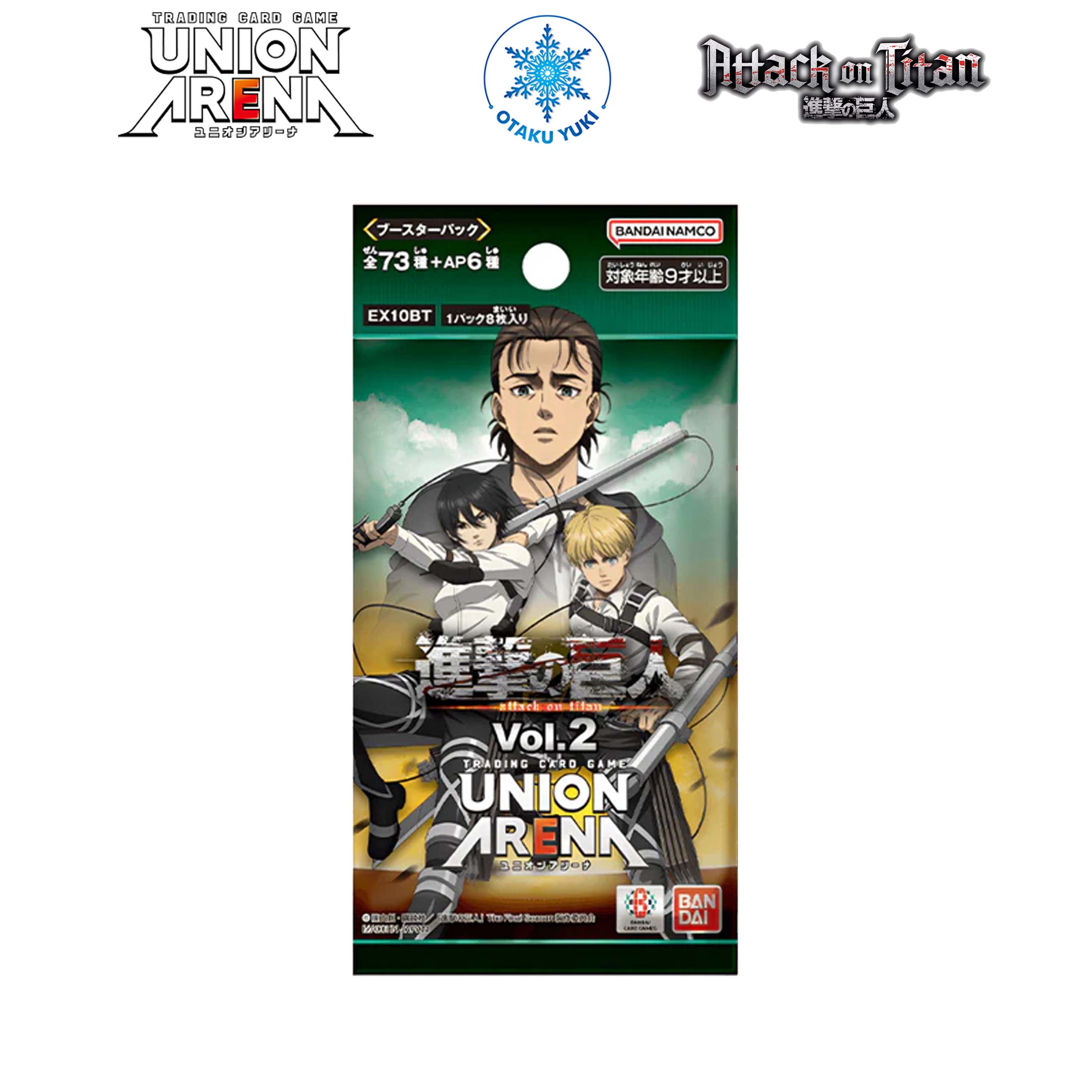 Gói Thẻ Pack Card Attack on Titan Vol.2 Booster UA23BT UNION ARENA