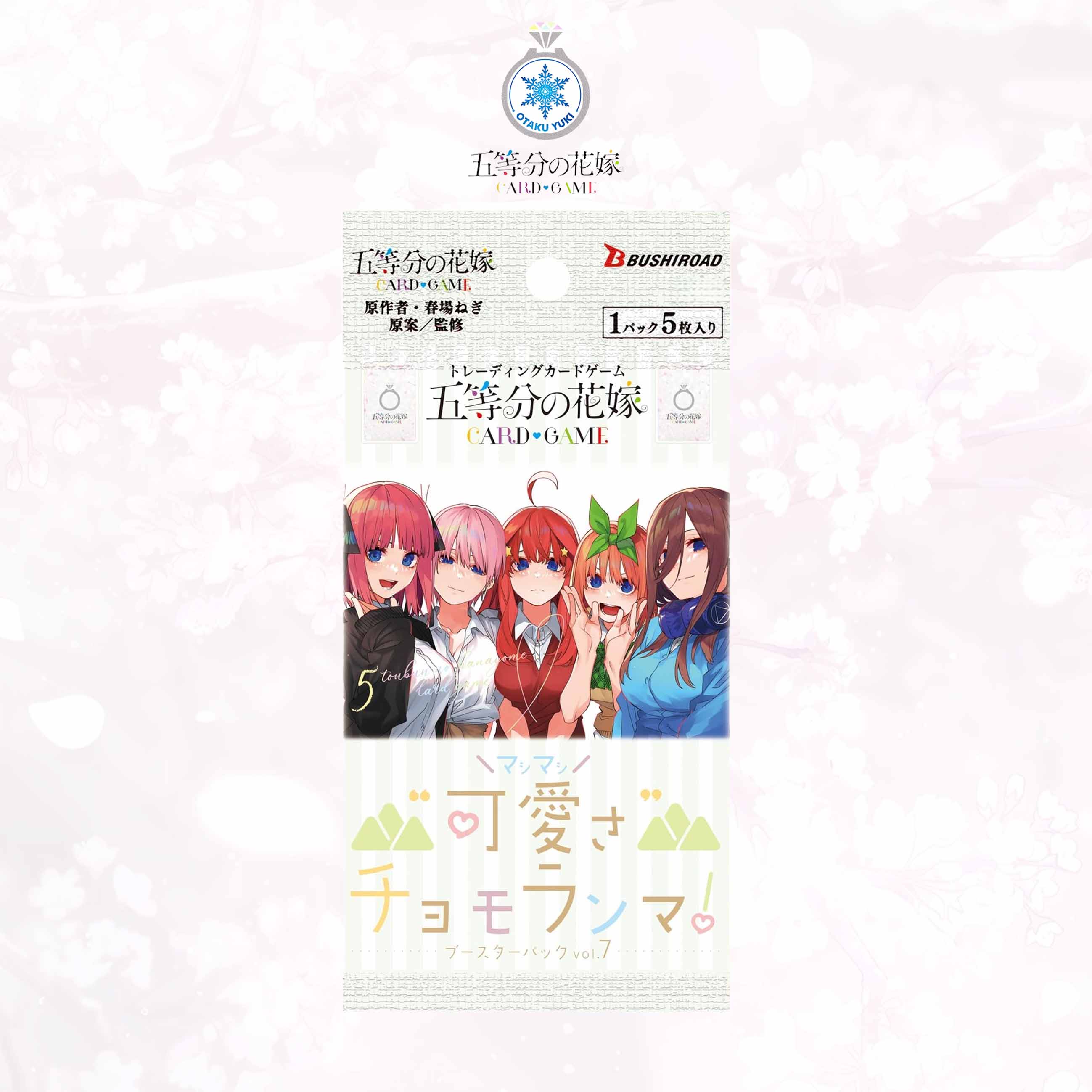 Gói Thẻ Pack Card Gotoubun no Hanayome Card Game Booster Pack Vol.7 (BUSHIROAD)