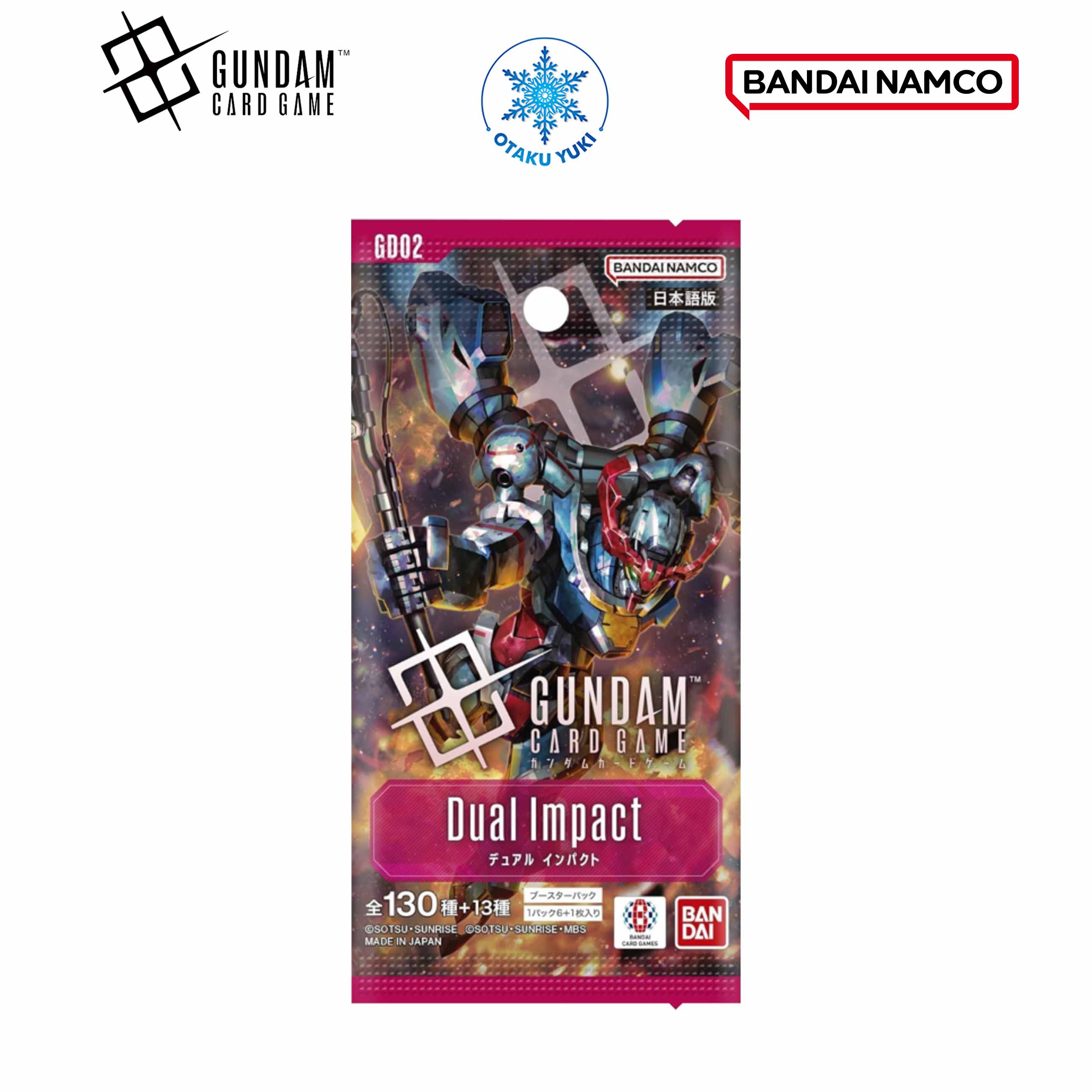 Gói Thẻ Pack Card Gundam Dual Impact GD02 Booster Pack