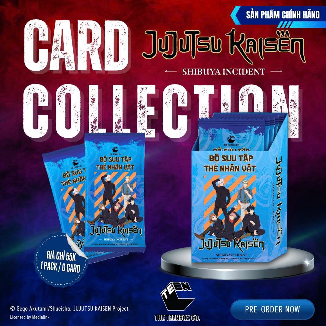 Gói Thẻ Pack Card Jujutsu Kaisen Shibuya Incident (Medialink)
