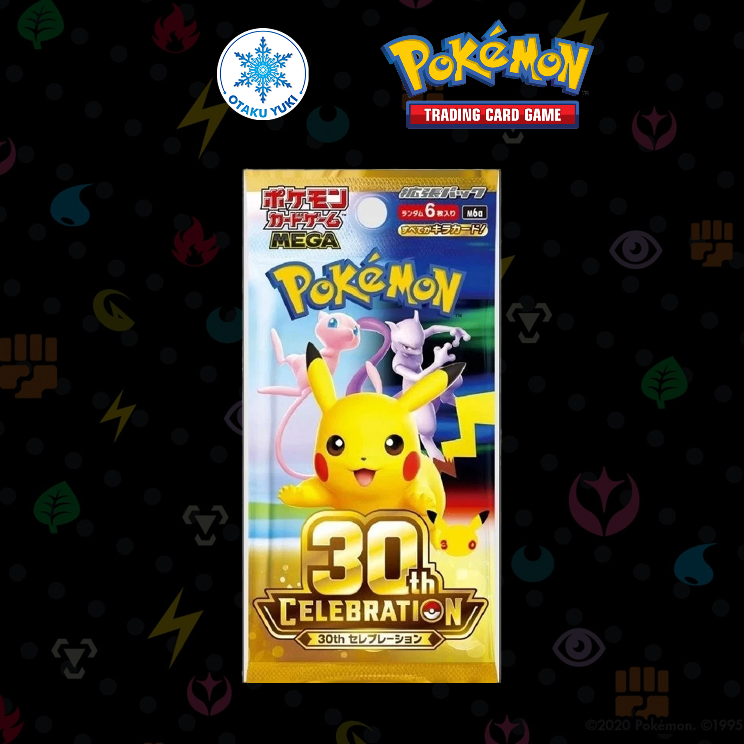 Gói Thẻ Pack Card Pokemon Card Game 30th Celebration M6a Booster Pack
