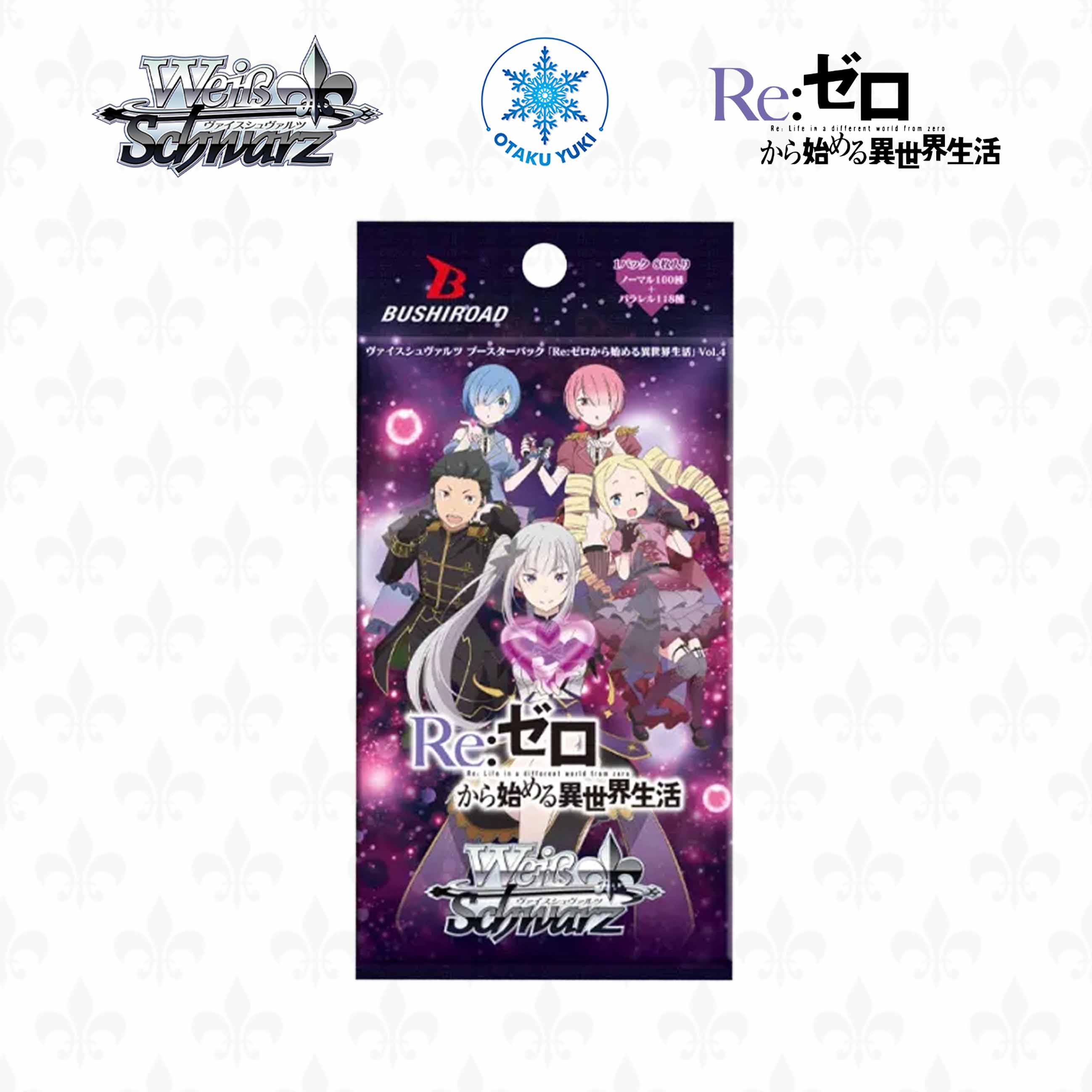 Gói Thẻ Pack Card Re:ZERO -Starting Life in Another World Vol 4 (Weiss Schwarz)