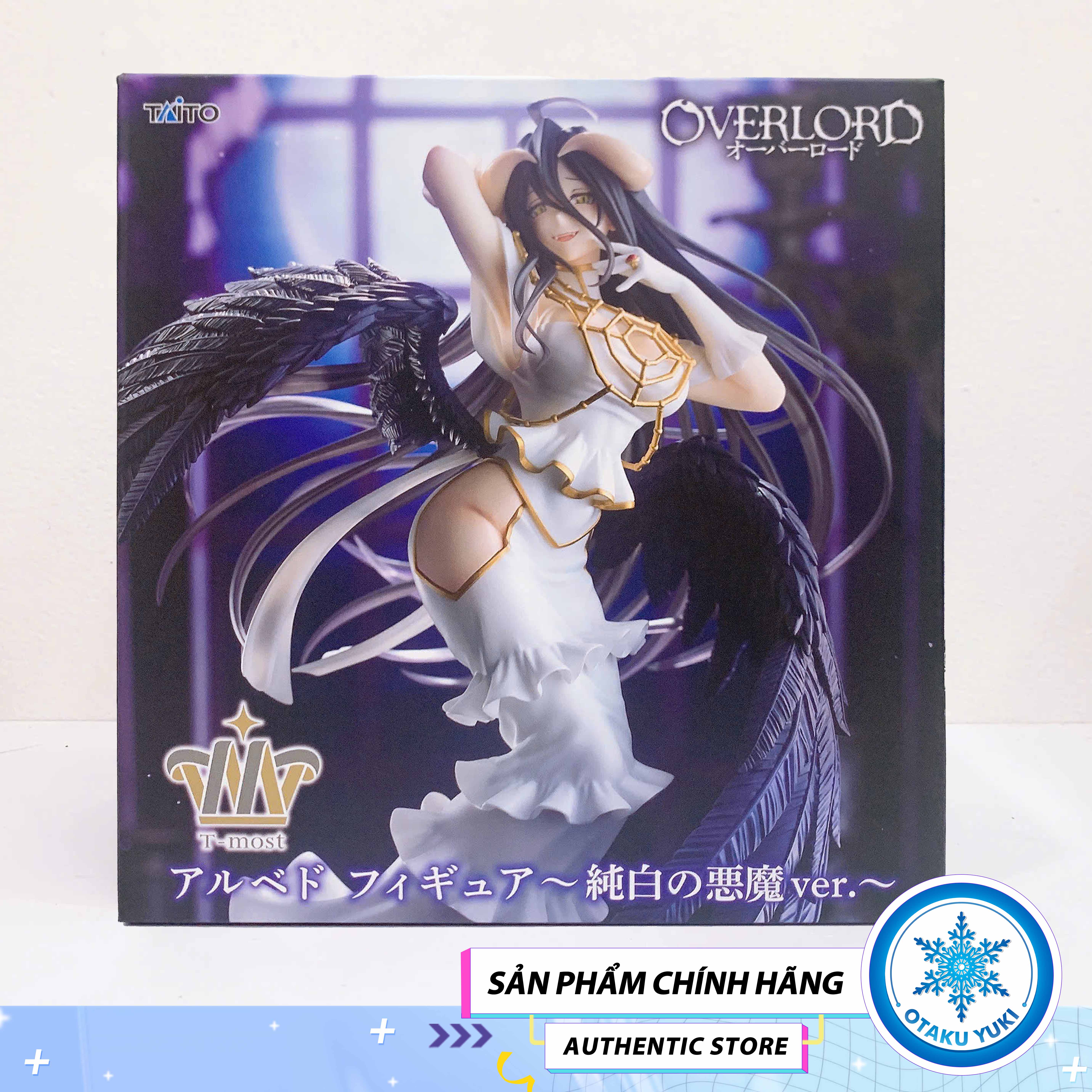 Mô Hình Albedo - Junpaku no Akuma Ver. 1/6 - Overlord T-most Figure Chính Hãng (TAITO)